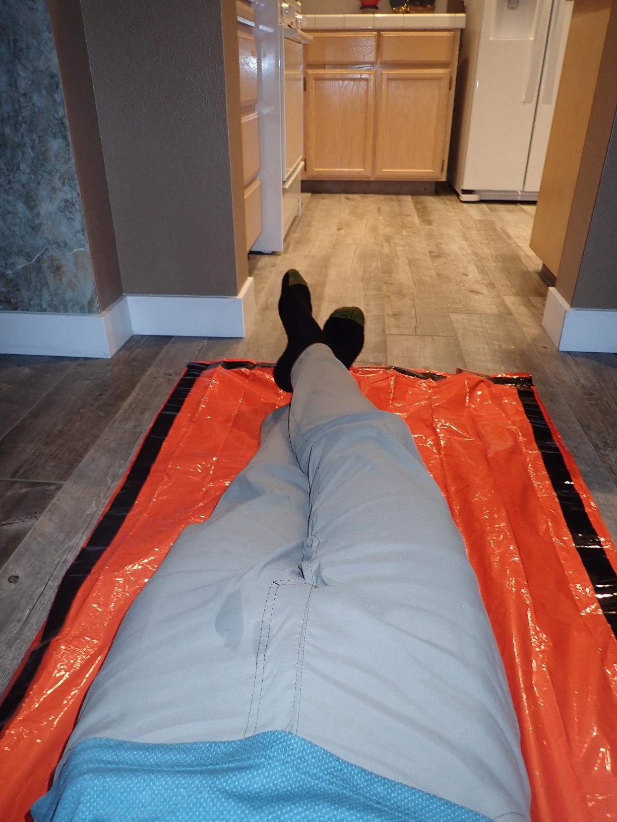 Zmoon Emergency Sleeping Bag Survival Bag, Portable Waterproof Thermal Bivy Sacks,Bivvy Bags,Camping Mylar Sleeping Bag Survival Gear Emergency Blankets Survival Shelter customer photo 1