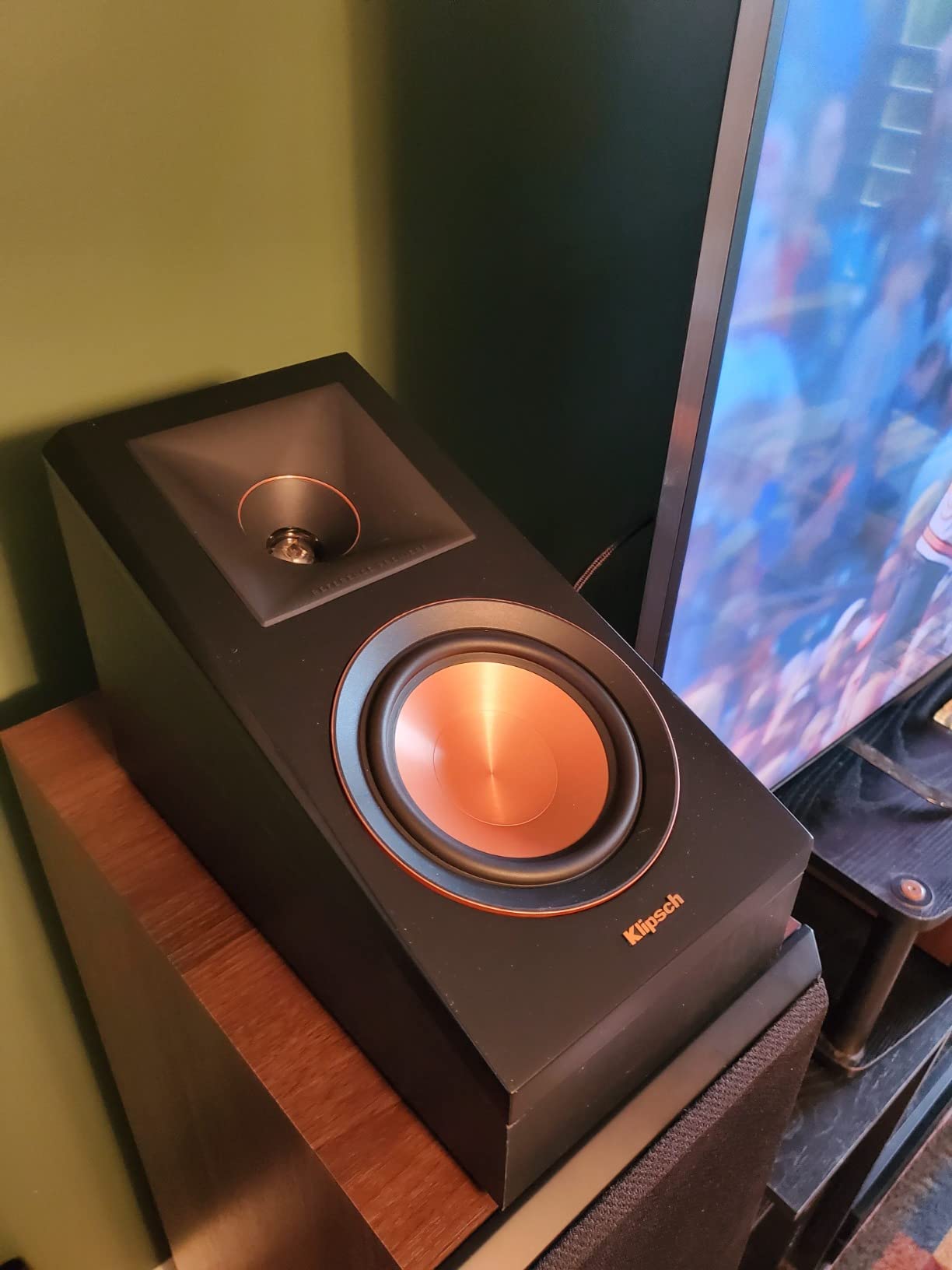 Klipsch RP-500SA Dolby Atmos Surround Sound Speakers (Ebony) customer photo 1