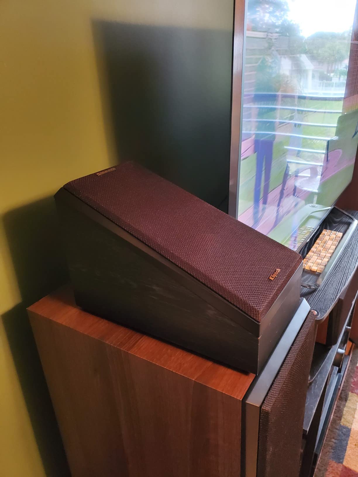 Klipsch RP-500SA Dolby Atmos Surround Sound Speakers (Ebony) customer photo 2