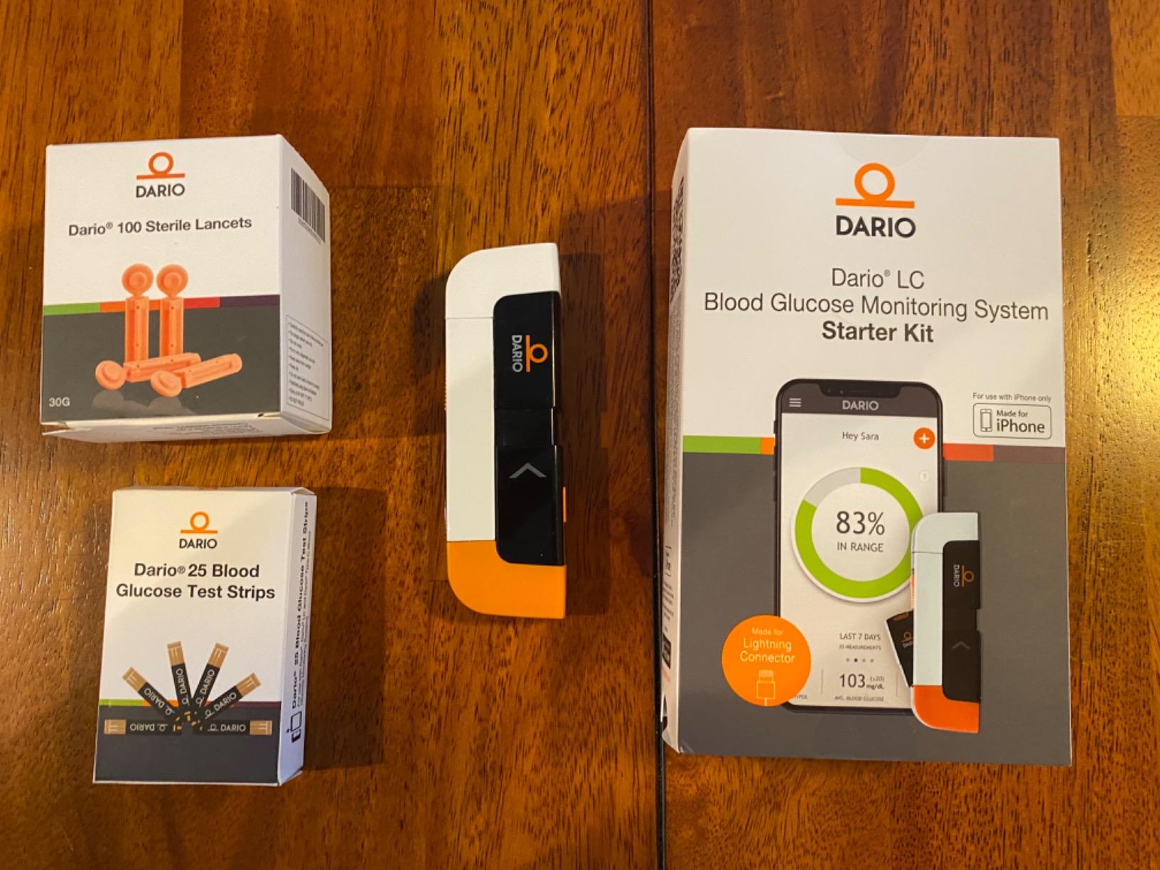 DARIO Smart Glucose Monitor Kit | Lightning Adapter (Compatible with iPhone 14 and earlier) | Test Blood Sugar Levels & Manage Diabetes customer photo 1