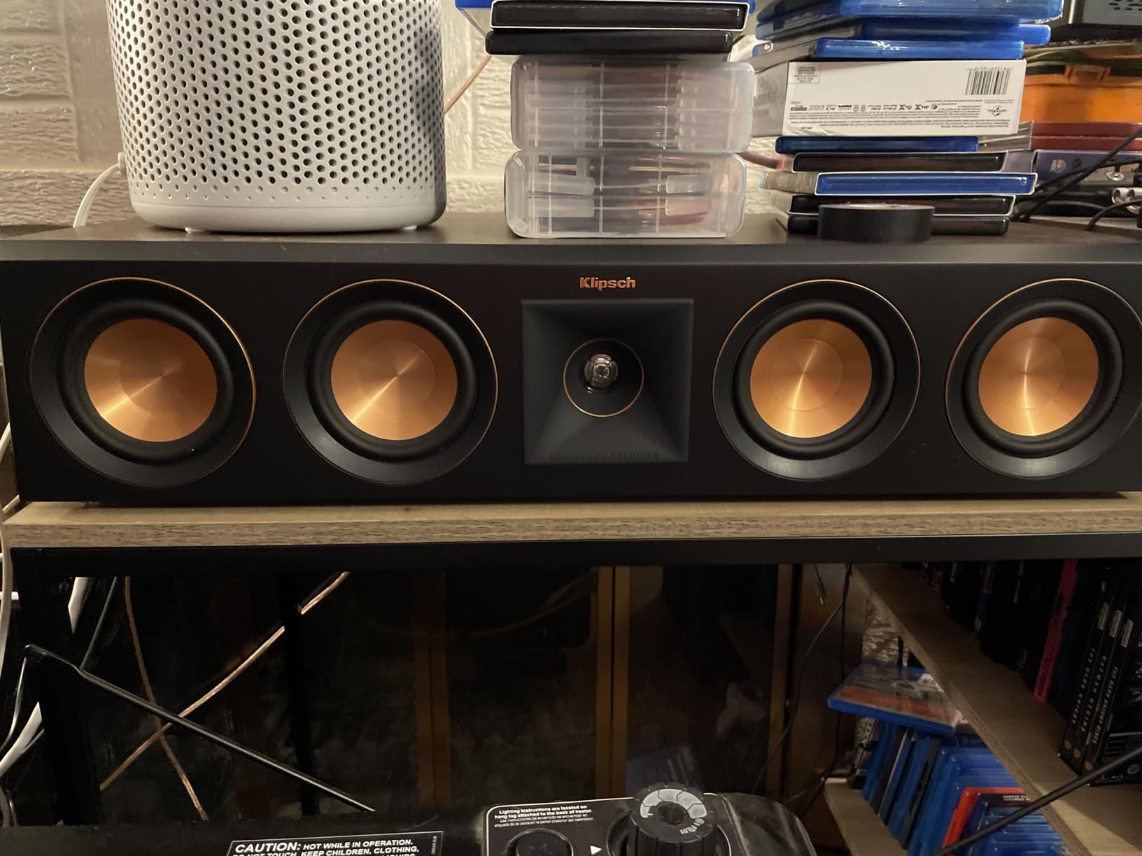 Klipsch RP-404C Center Channel Speaker (Ebony) customer photo 1