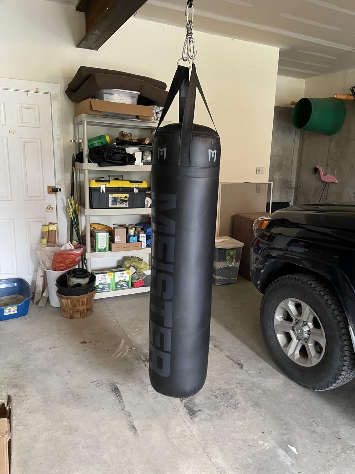 Meister 100lb Filled Heavy Bag for Boxing, MMA & Muay Thai - 60