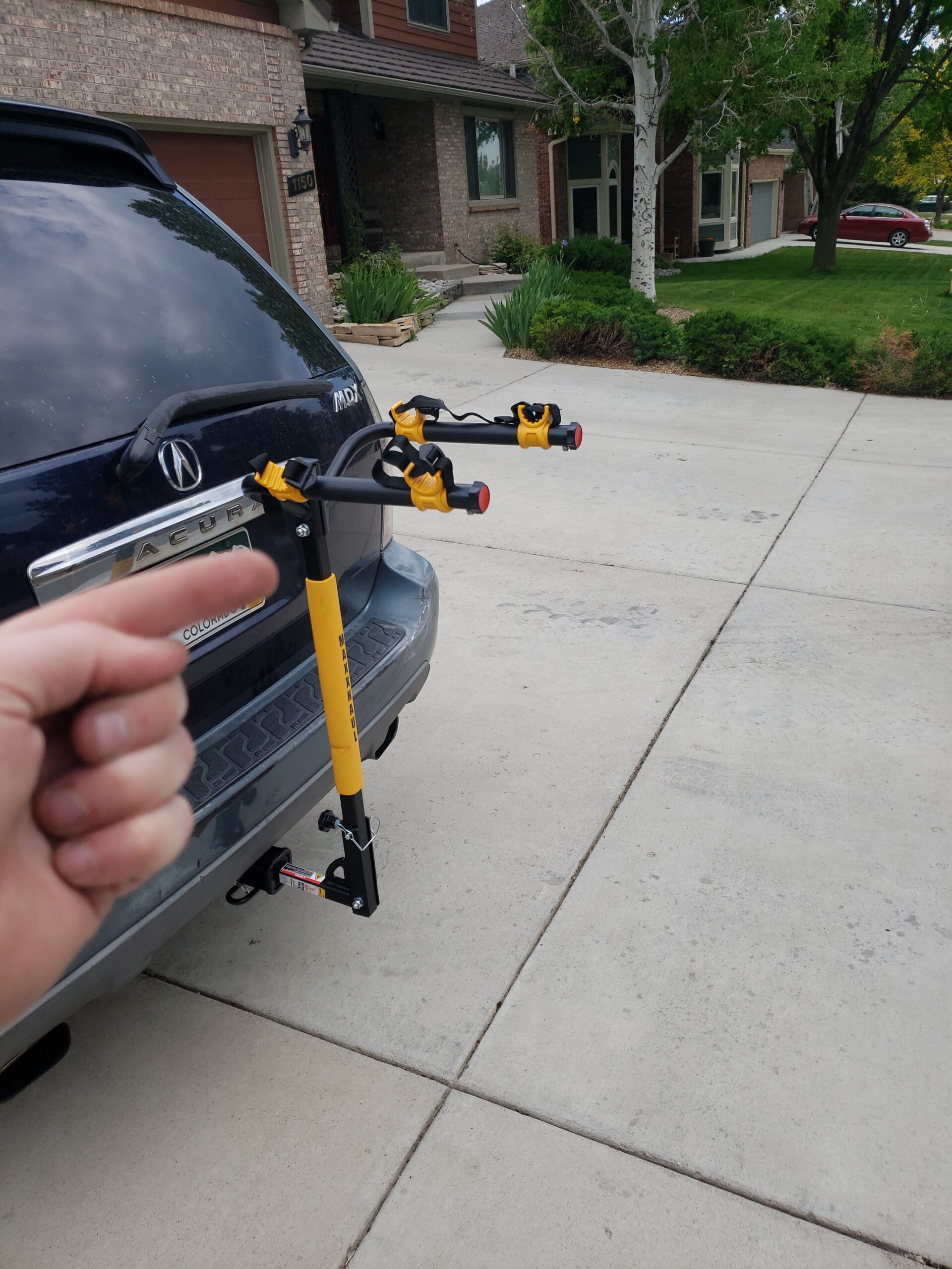 MaxxHaul 50025 Hitch Mount 2 Bike Rack For Cars, Trucks, SUV's, Minivans - 100 lb. Capacity customer photo 1