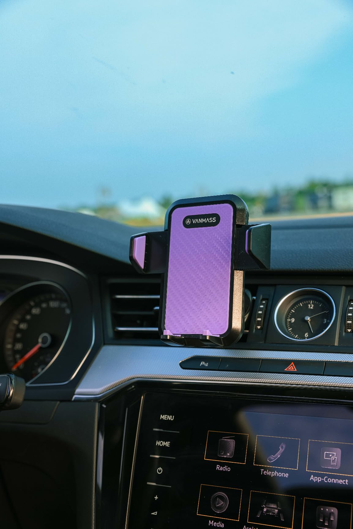 VANMASS【85+LBS Strongest Suction & Military-Grade 2026 Ultimate Car Phone Mount【Patent & Safety Certs】 Cell Phone Holder Truck for Dashboard Windshield Vent for iPhone 17 Pro Max 16 15 Camera Mounts customer photo 2