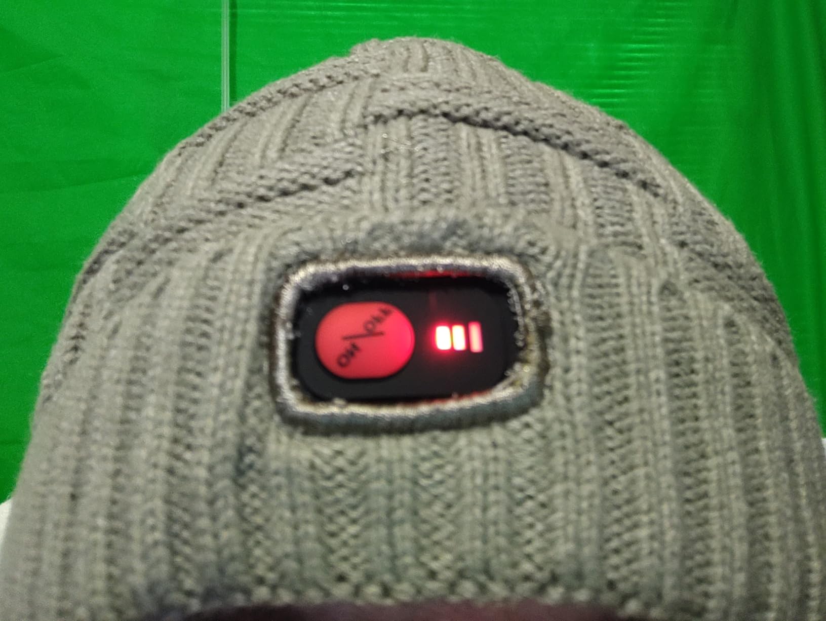 Battery Heated Beanie Hat - Rechargeable Warm Winter Cap customer photo 1