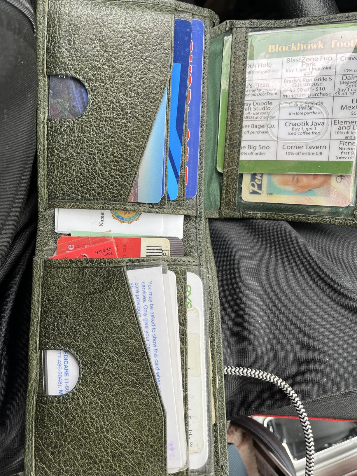 Mens RFID Blocking Bifold Wallet Soft Genuine Leather Brown Western | Secure and Durable Extra Capacity Billfold with 11 Credit Cards, Flip Up ID customer photo 1