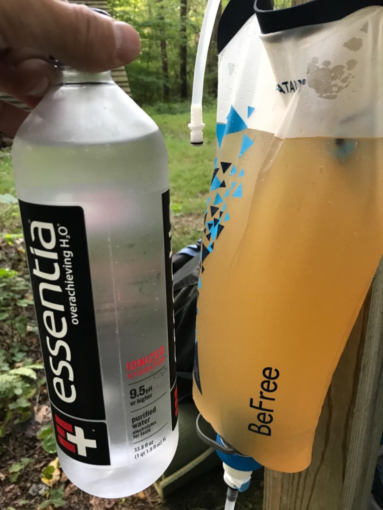 Katadyn Gravity BeFree 3.0L Water Filter, Fast Flow, 0.1 Micron EZ Clean Membrane Personal Small Group Camping, Backpacking Emergency Preparedness, Clear, 8020470 customer photo 2