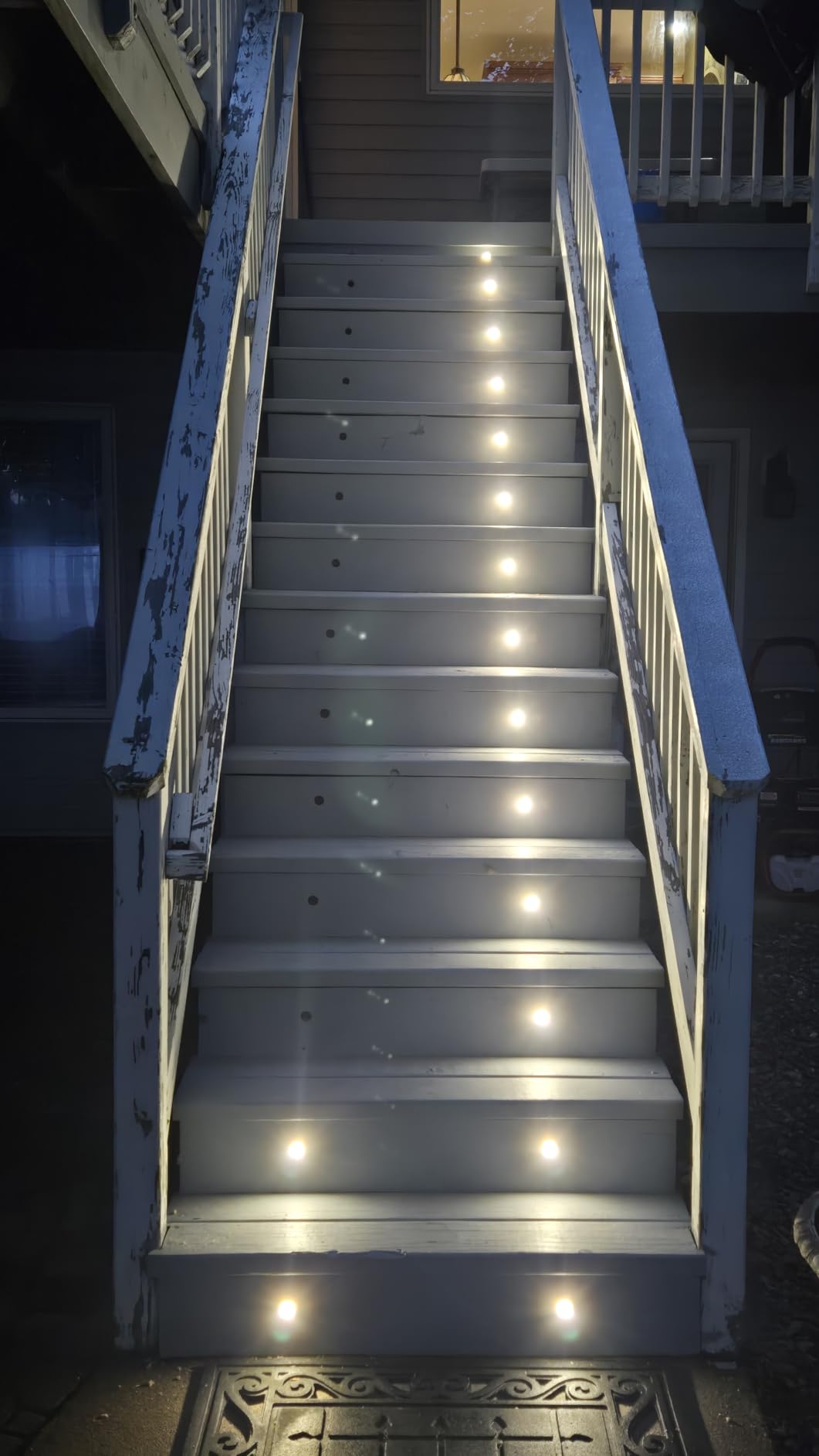 Recessed LED Deck Light Kits with Black Protecting Shell 