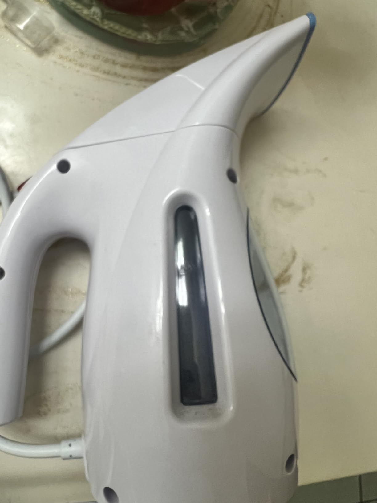 HiLIFE Steamer for Clothes, Portable Handheld Clothing Steamer, 240ml Big Capacity, 700W, Strong Power, Fabric Quick Wrinkle Remover with Brush for Home, Office, Travel (ONLY 120V) -Blue customer photo 1