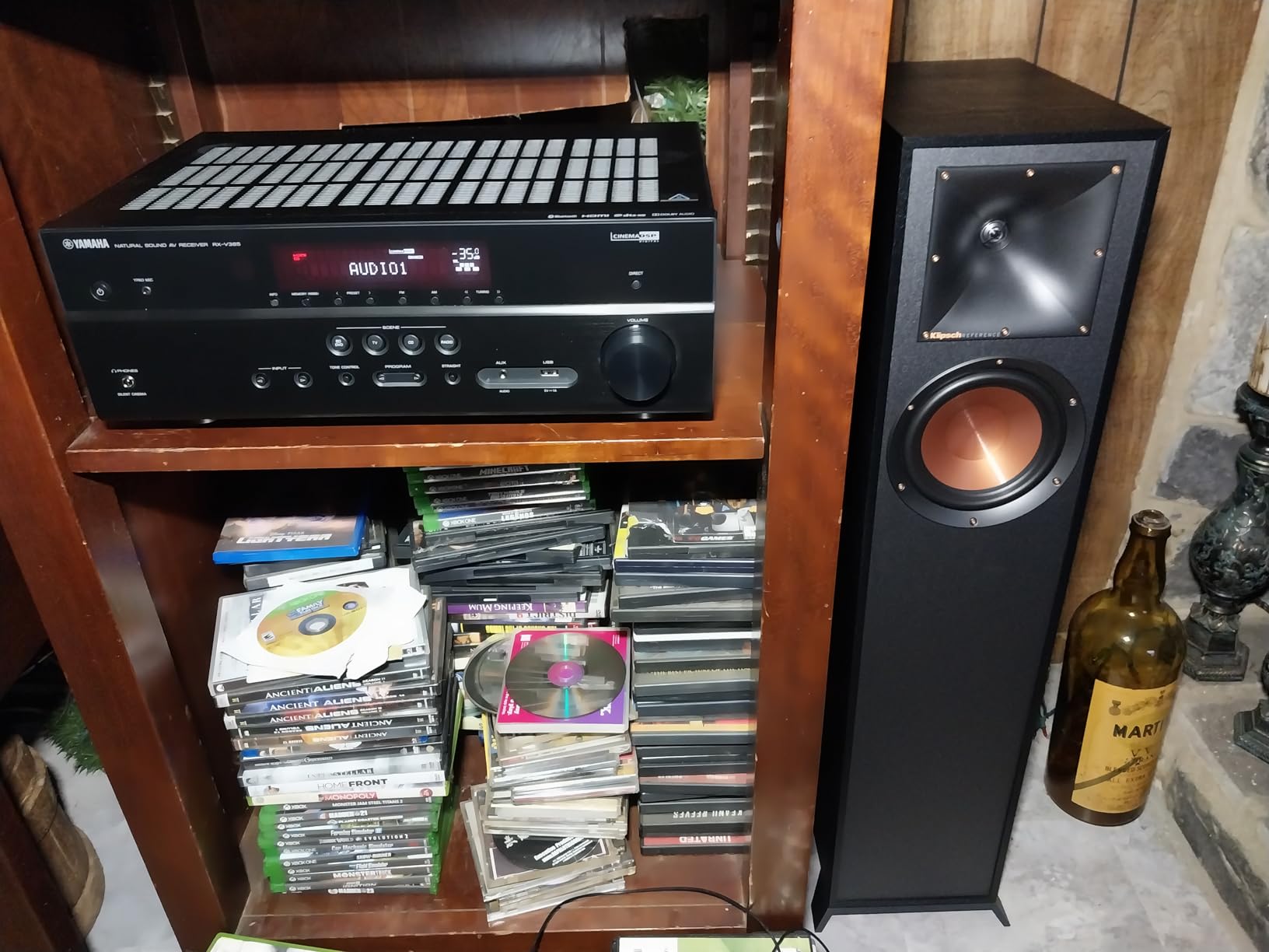 Yamaha RX-V385 5.1-Channel AV Receiver (Renewed) customer photo 1