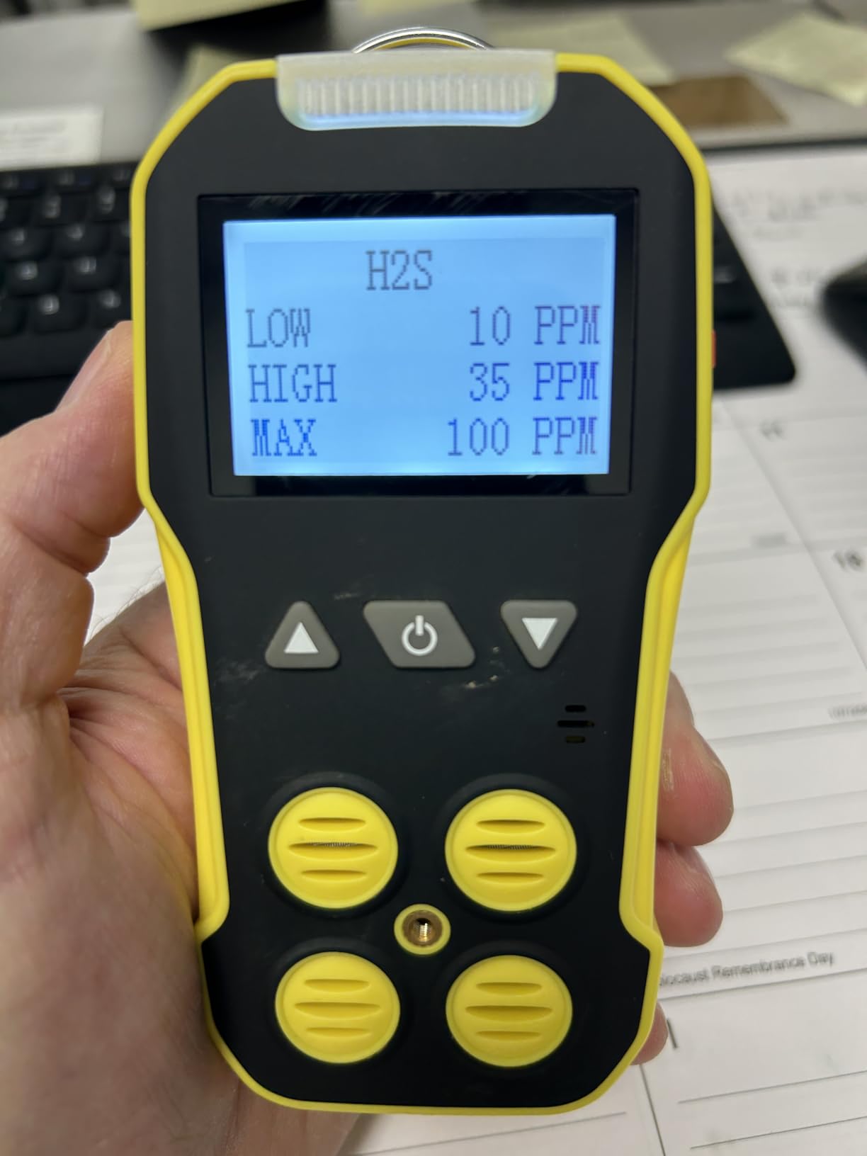 4 Gas Monitor + Pump by Forensics Detectors | USA NIST Calibration Certificate | USB Recharge | 4 Gas with Probe for Confined Space customer photo 1