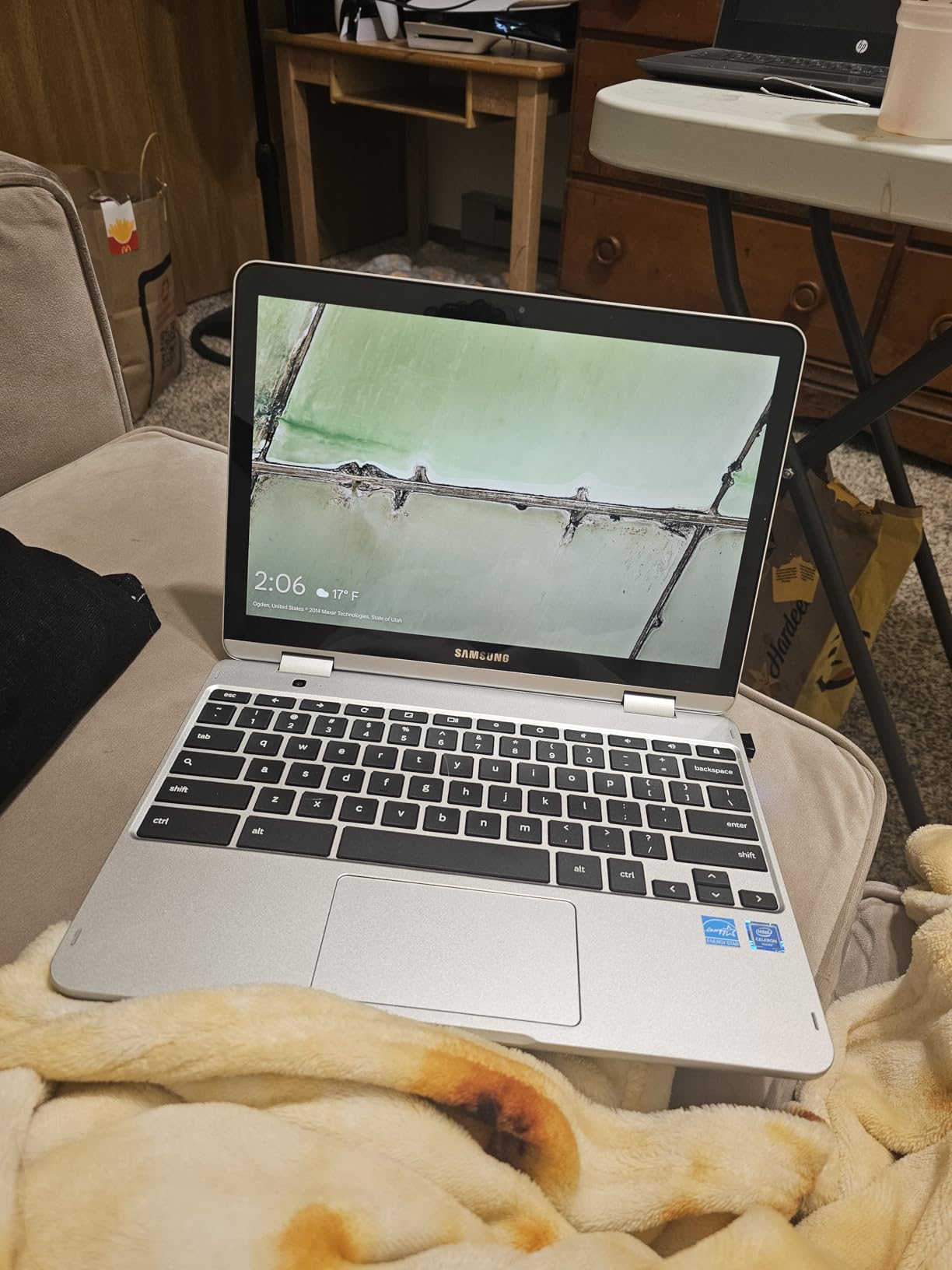 Samsung Chromebook Plus V2 2-in-1 Laptop - 4GB RAM, 64GB eMMC, 13MP Camera, Chrome OS, 12.2