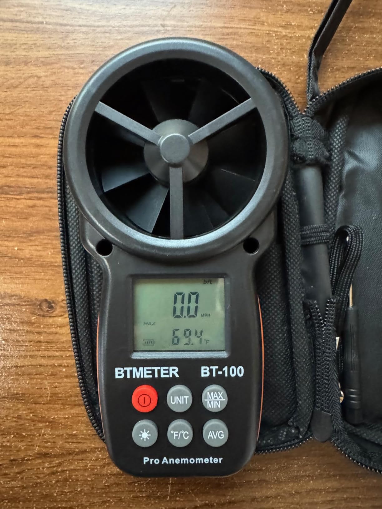 BTMETER BT-100 Handheld Anemometer, Digital Wind Speed CFM Meter Gauge Air Flow Velocity Tester for HVAC Shooting Drone, Wind Chill, 14-113 Wind Temperature customer photo 1