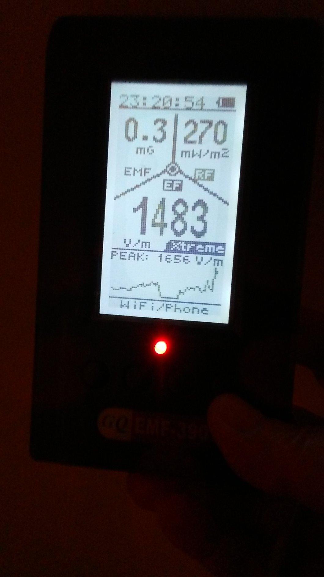 EMF Meter,Advanced GQ EMF-390 Multi-Field Electromagnetic Radiation 3-in-1 EMF ELF RF meter, 5G Cell Tower Smart meter Wifi Signal Detector RF up to 10GHz with Data Logger and 2.5Ghz Spectrum Analyzer customer photo 1