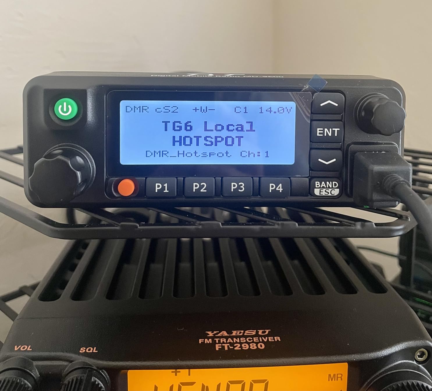 TYT MD-9600 GPS with AES256 Dual Band DMR Mobile Transceiver 50-Watt Car Truck Radio customer photo 1