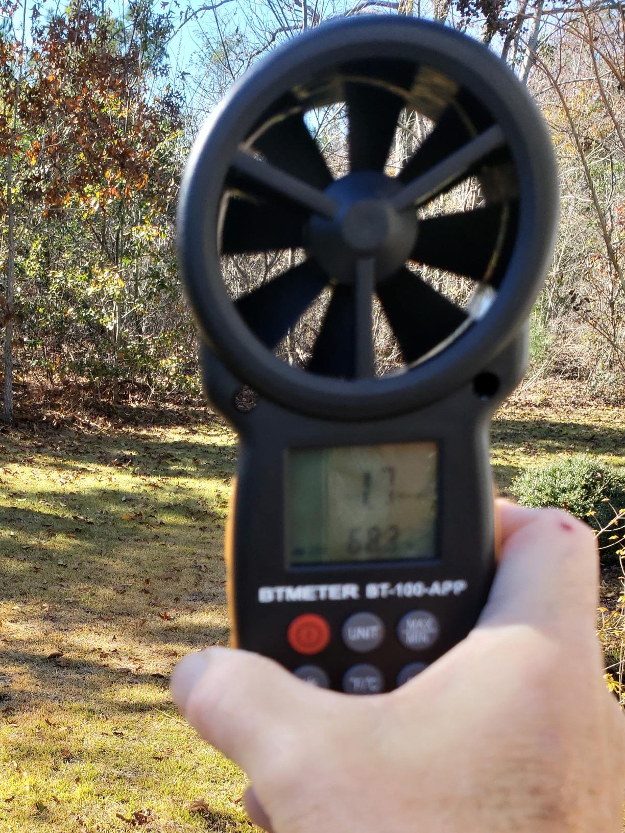 BTMETER BT-100APP Anemometer w/Wireless Bluetooth, Digital Handheld Wind Speed Meter for Wind Chill, Air Velocity, Temperature, Vane Anemometer Gauge customer photo 1