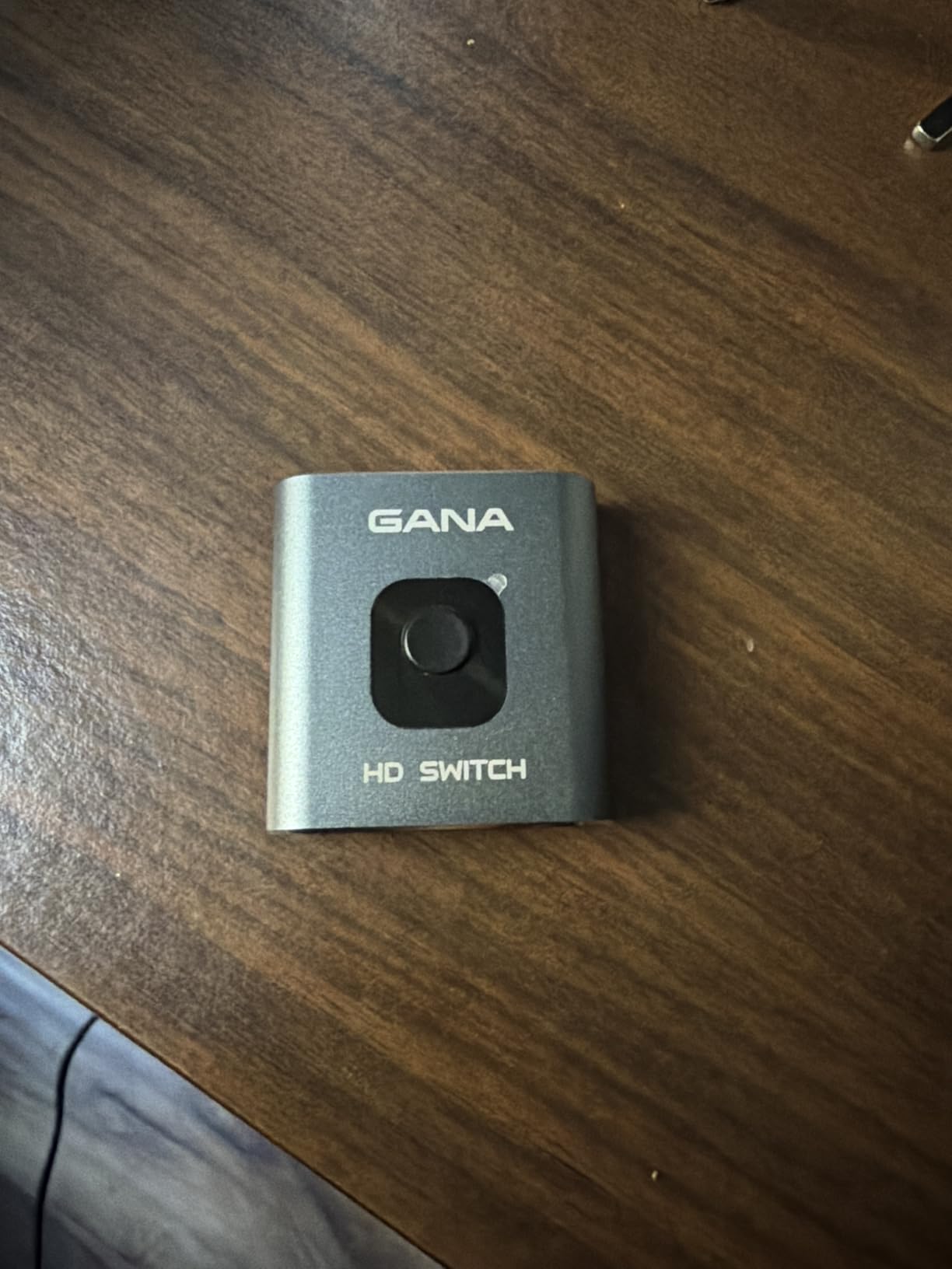 GANA HDMI Switch 4k@60hz Splitter, Aluminum Bidirectional HDMI Switcher 2 in 1 Out, Manual HDMI Hub Supports HD Compatible with Xbox PS5/4/3 Blu-Ray Player Fire Stick Roku (Grey) customer photo 1