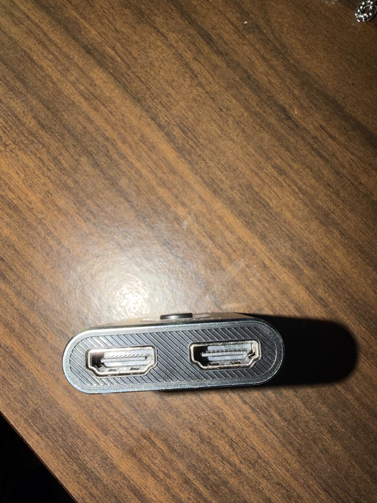 GANA HDMI Switch 4k@60hz Splitter, Aluminum Bidirectional HDMI Switcher 2 in 1 Out, Manual HDMI Hub Supports HD Compatible with Xbox PS5/4/3 Blu-Ray Player Fire Stick Roku (Grey) customer photo 2