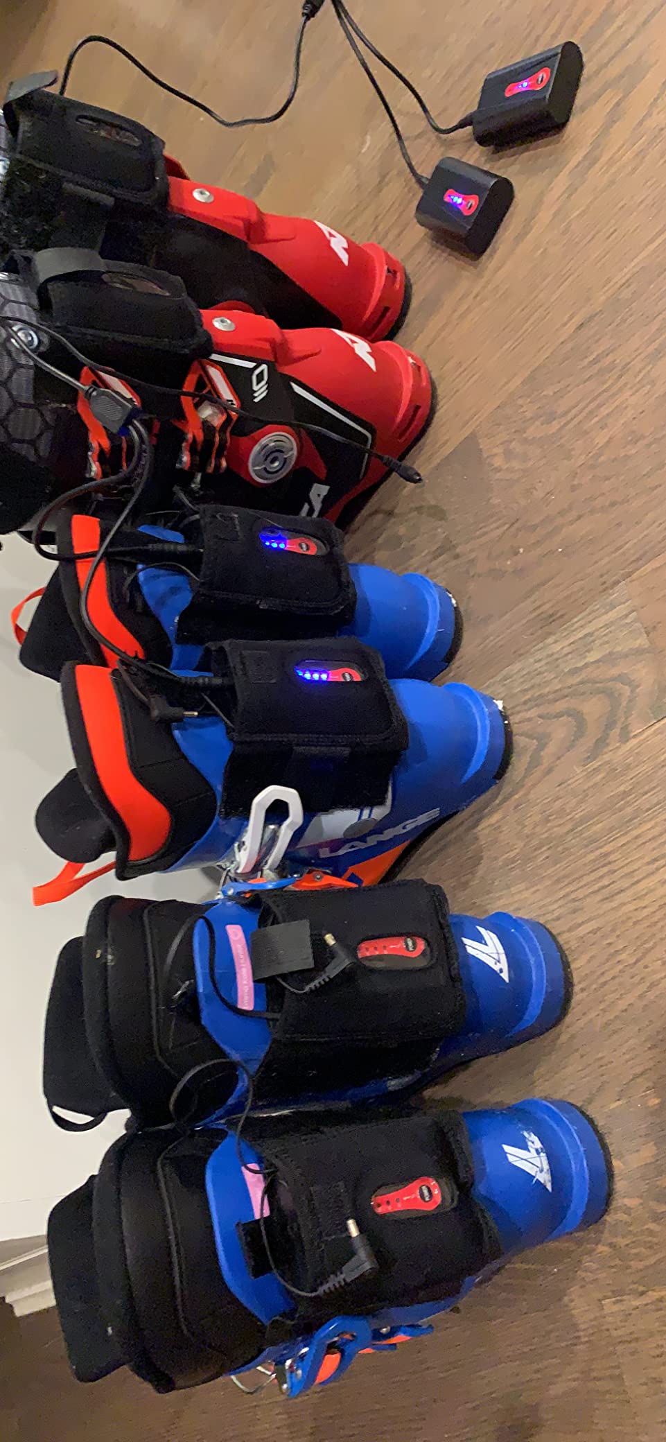 Thermrup Electric Heated Insoles Foot Warmers Rechargeable Li-Ion Battery(4 Temperature Settings) Size 4.5-14, Far Infrared, High Temperature customer photo 1