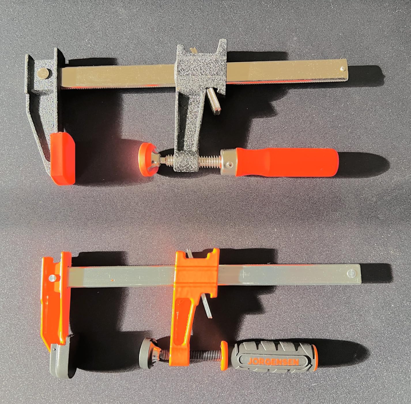 Jorgensen 2-pack Medium Duty Steel Bar Clamp Set with 600 lbs Load limit, 24-inch customer photo 1