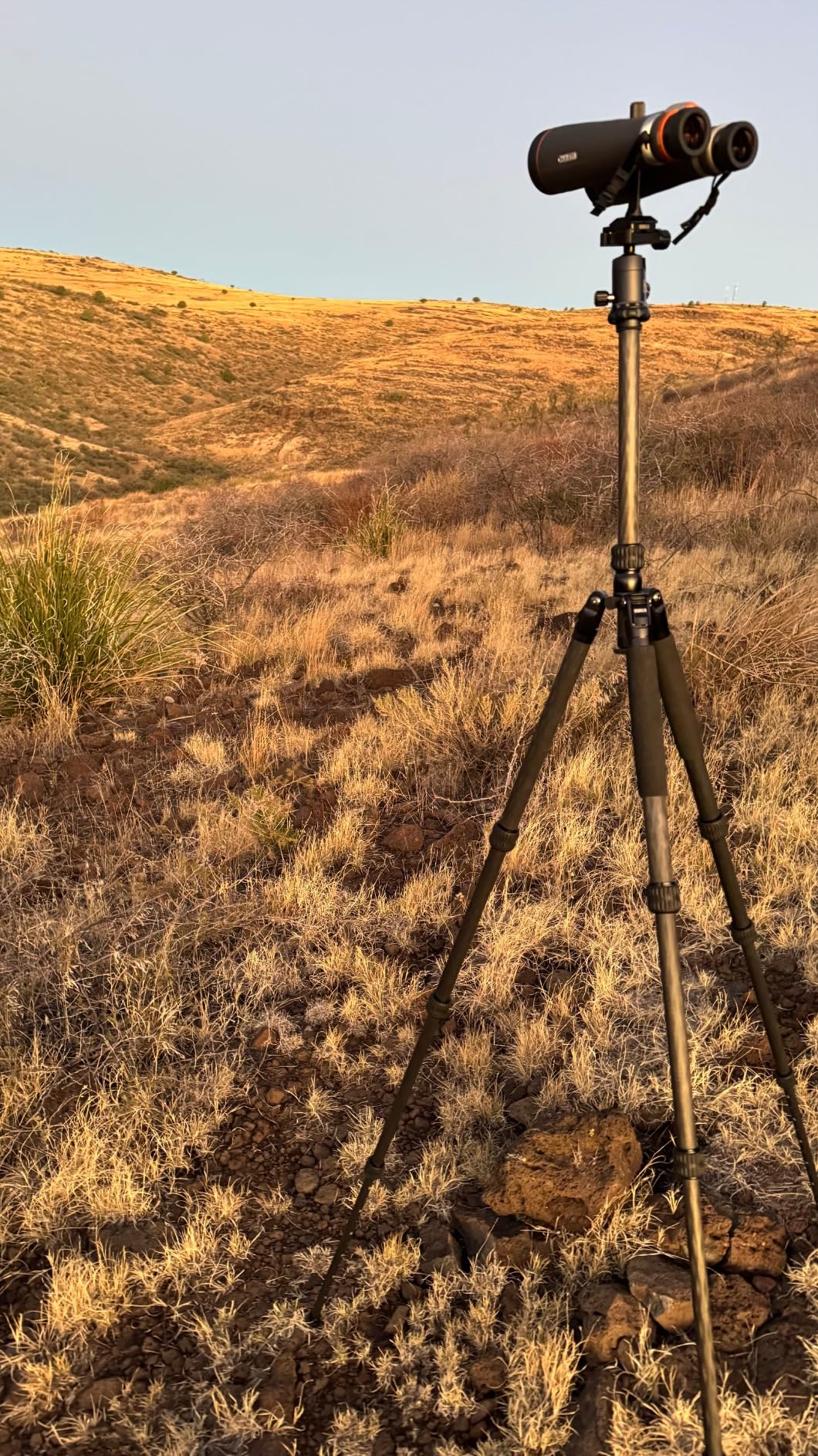 Sirui Compact Traveler 5C Tripod 54.3 inches Lightweight Carbon Fiber Travel Tripod for Camera with 360° Panorama Ball Head for Arca Swiss Quick Release Plate, Max Load 8.8lbs customer photo 2