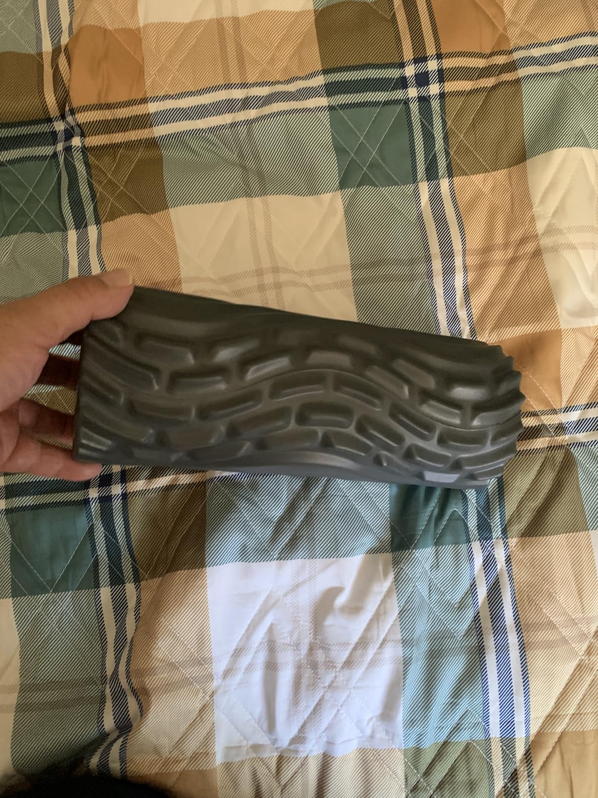 FITINDEX Vibrating Foam Roller for Back Pain, FSA&HSA Eligible, 5-Speed Muscle Massage, Exercise, Muscles Deep Tissue, Physical Therapy, Pilates, Yoga, Neck, Leg, Rechargeable, Travel Portable, Gray customer photo 1