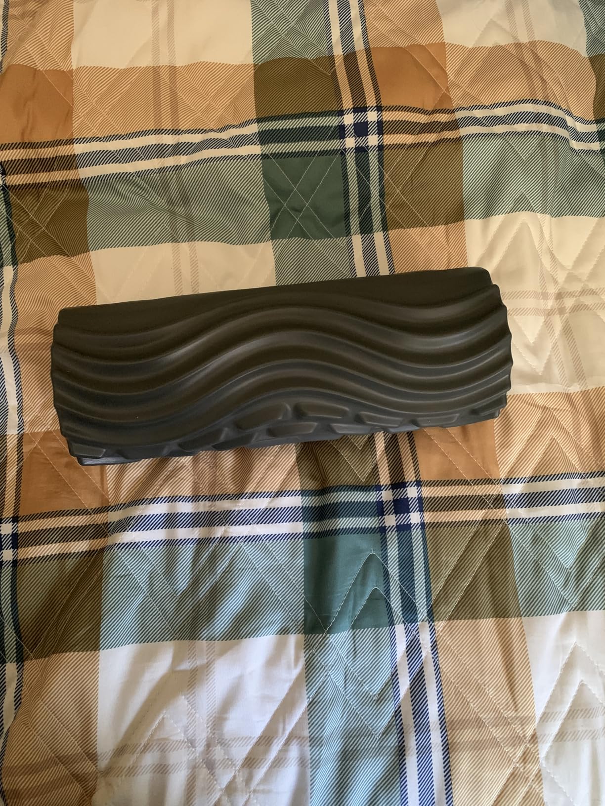 FITINDEX Vibrating Foam Roller for Back Pain, FSA&HSA Eligible, 5-Speed Muscle Massage, Exercise, Muscles Deep Tissue, Physical Therapy, Pilates, Yoga, Neck, Leg, Rechargeable, Travel Portable, Gray customer photo 2