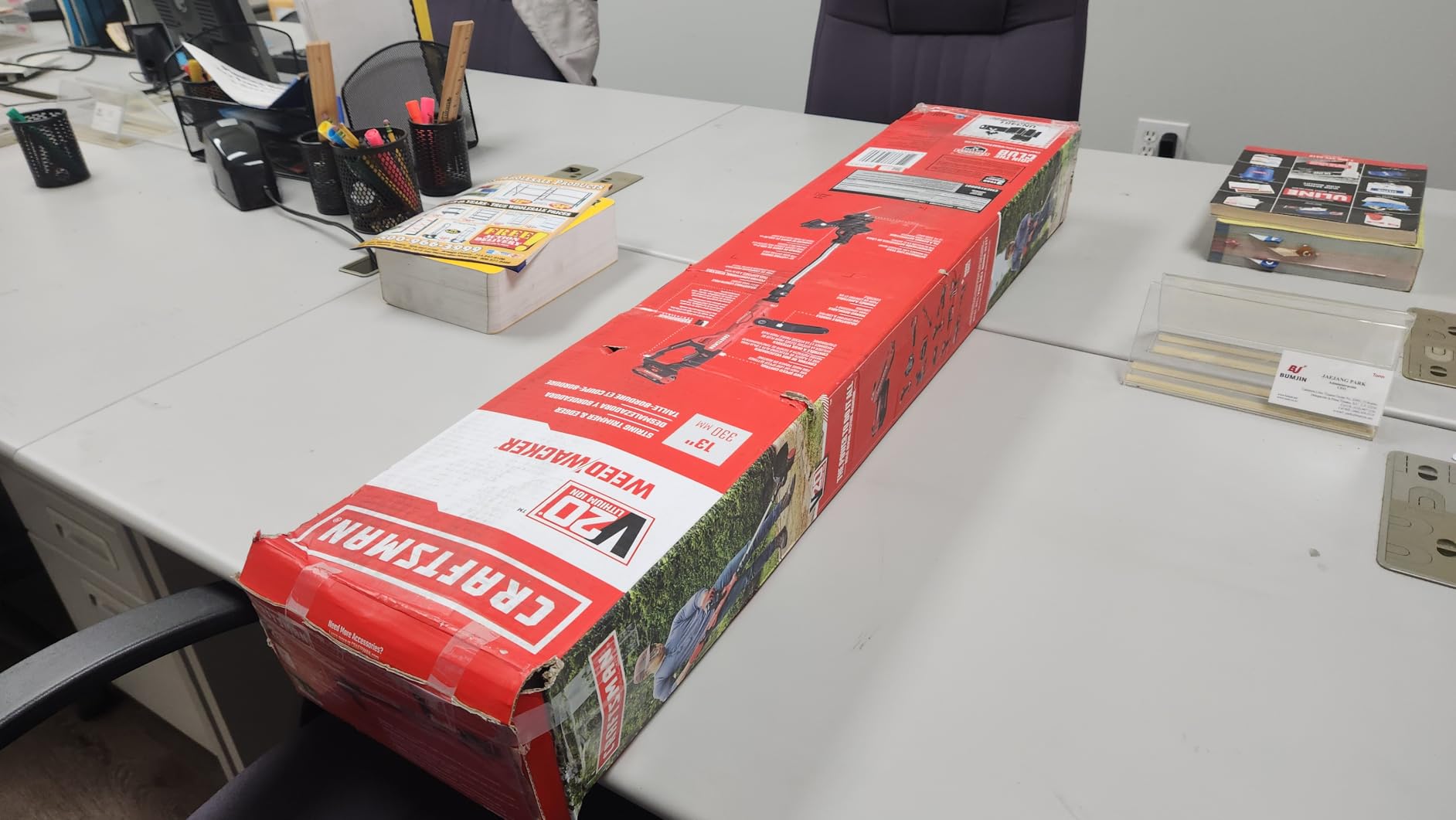 CRAFTSMAN V20 Weed Wacker Cordless String Trimmer and Edger, Weed Eater Includes 2.0 Ah Battery and Charger, Lightweight, Extended Runtime, 2 Speed (CMCST900D1) customer photo 1