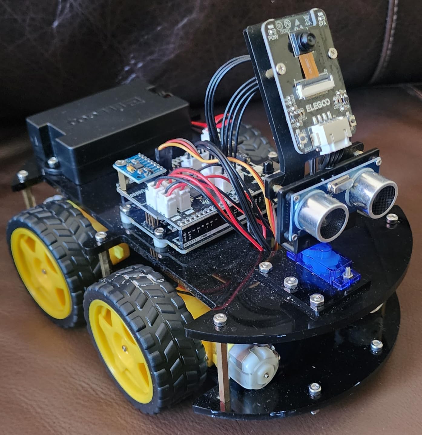 ELEGOO UNO R3 Smart Robot Car Kit V4 for Arduino Robotics for Kids Ages 8-12 STEM Science Kits Coding Gifts customer photo 1