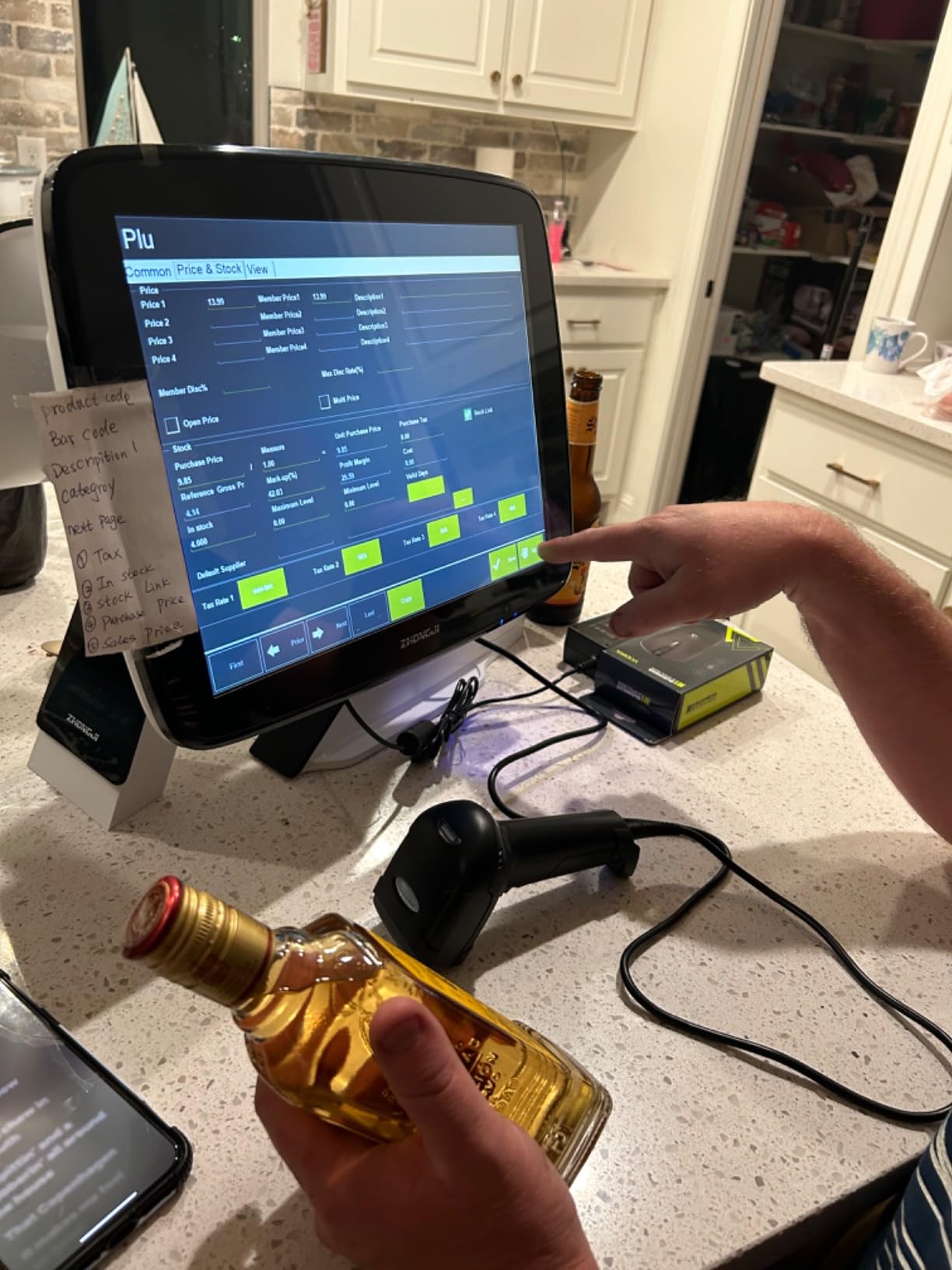 POS System, Cash Register for Retail, Includes Touch Screen Cash Register, 80MM Thermal Printer, Cash Drawer, Barcode Scanner, Windows 10, POS Software customer photo 1