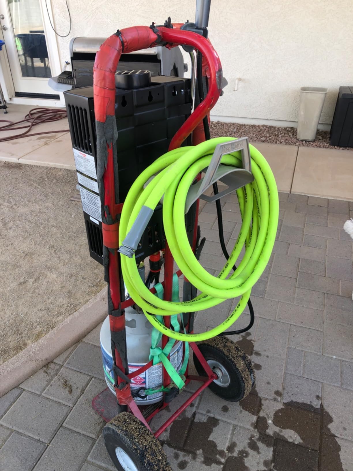 GASLAND BE158B CSA Certified Portable Tankless Water Heater - Features Digital Display & Multi-Protection, 1.58 GPM Propane Hot Water for Outdoor & Mobile Use - Black customer photo 2