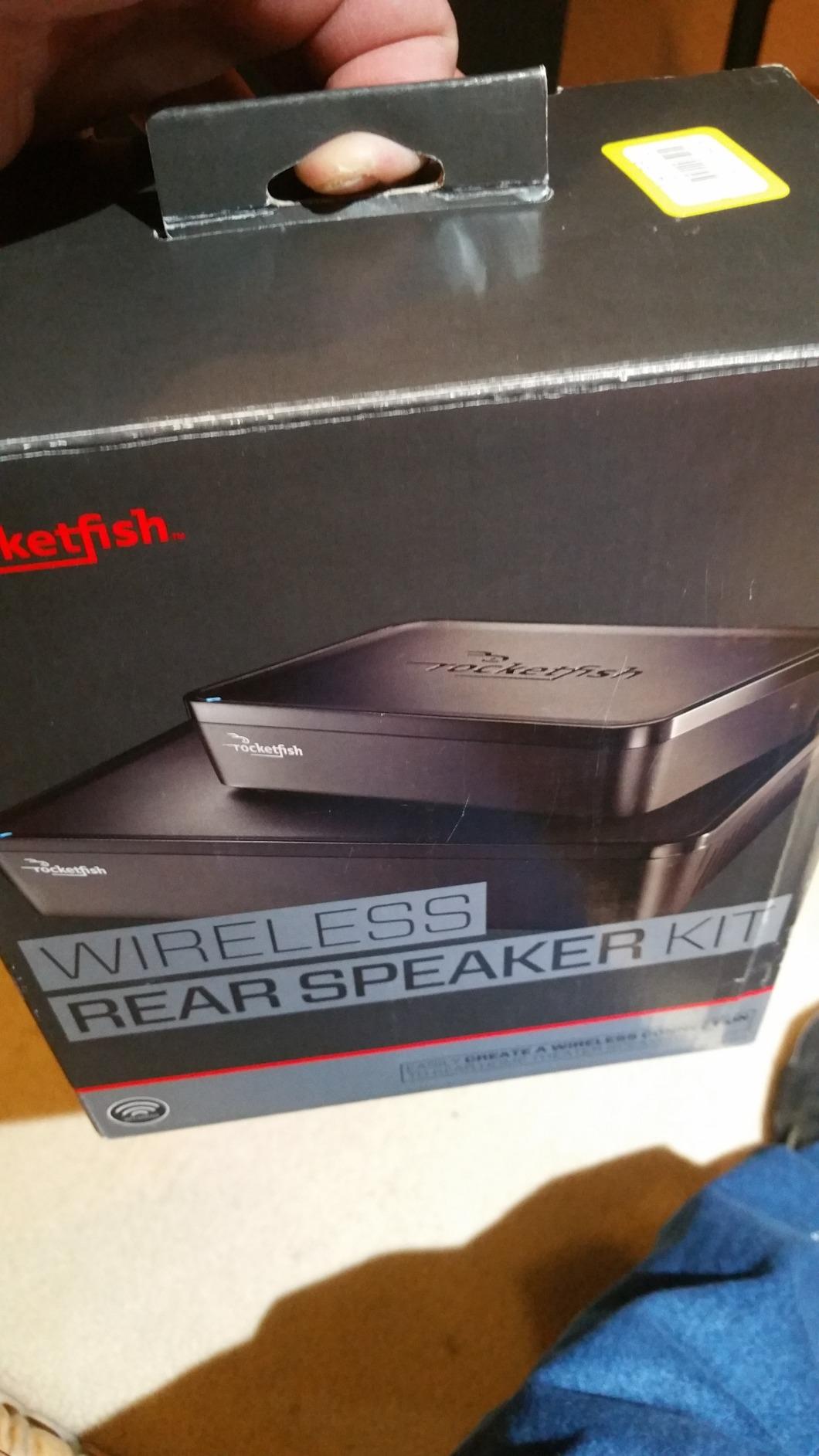 Rocketfish RF-WRSK18 Wireless Home Theater Rear Speaker Kit - 2.0 Channel Surround Sound System - Black customer photo 2