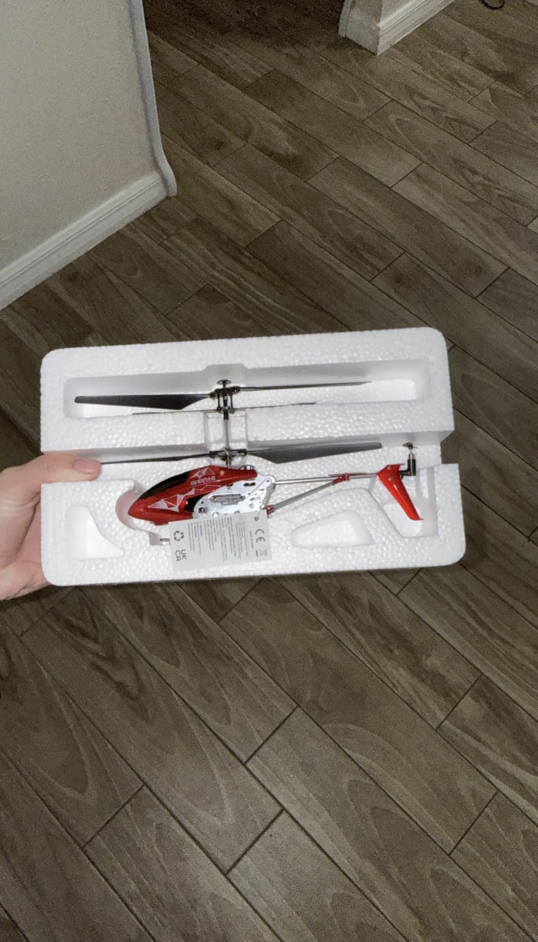 SYMA S107H-E RC Helicopter for Kids 8-12 and Beginners, Remote Control Helicopter with Altitude Hold, 2 Speed Modes, Whole Alloy Toy for Boys Girls Indoor Gift customer photo 1