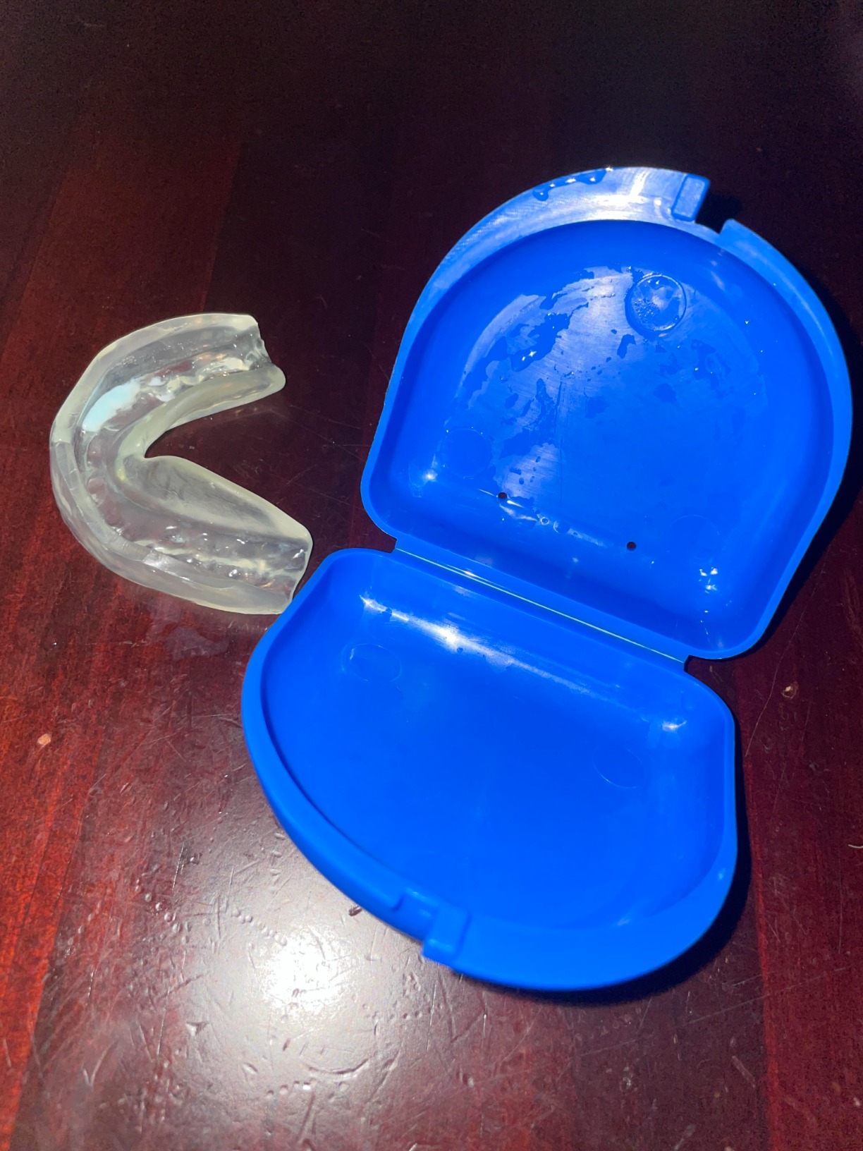 Mouthguard - One Size Fits All Premium Set of 6 BPA Free Moldable, Customizable and Trimmable Medical Grade Mouth Guard for Grinding Teeth Clenching Bruxism, Sport Athletic, Whitening Tray customer photo 1