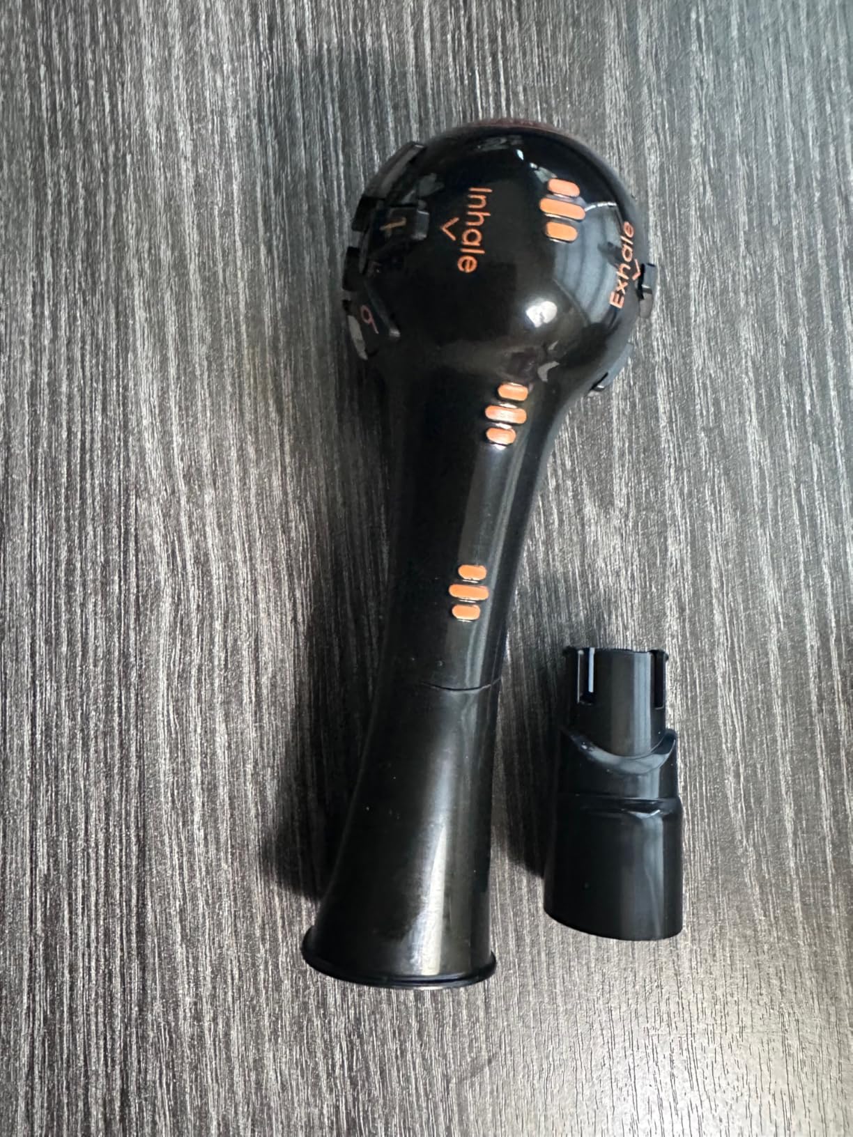 The Breather Fit - Lung Trainer for Athletes - Portable Breathing Exercise Device for Lungs - Respiratory Muscle Strengthener - Lung Exerciser Device - Breath Trainer - Coaching App Included customer photo 1