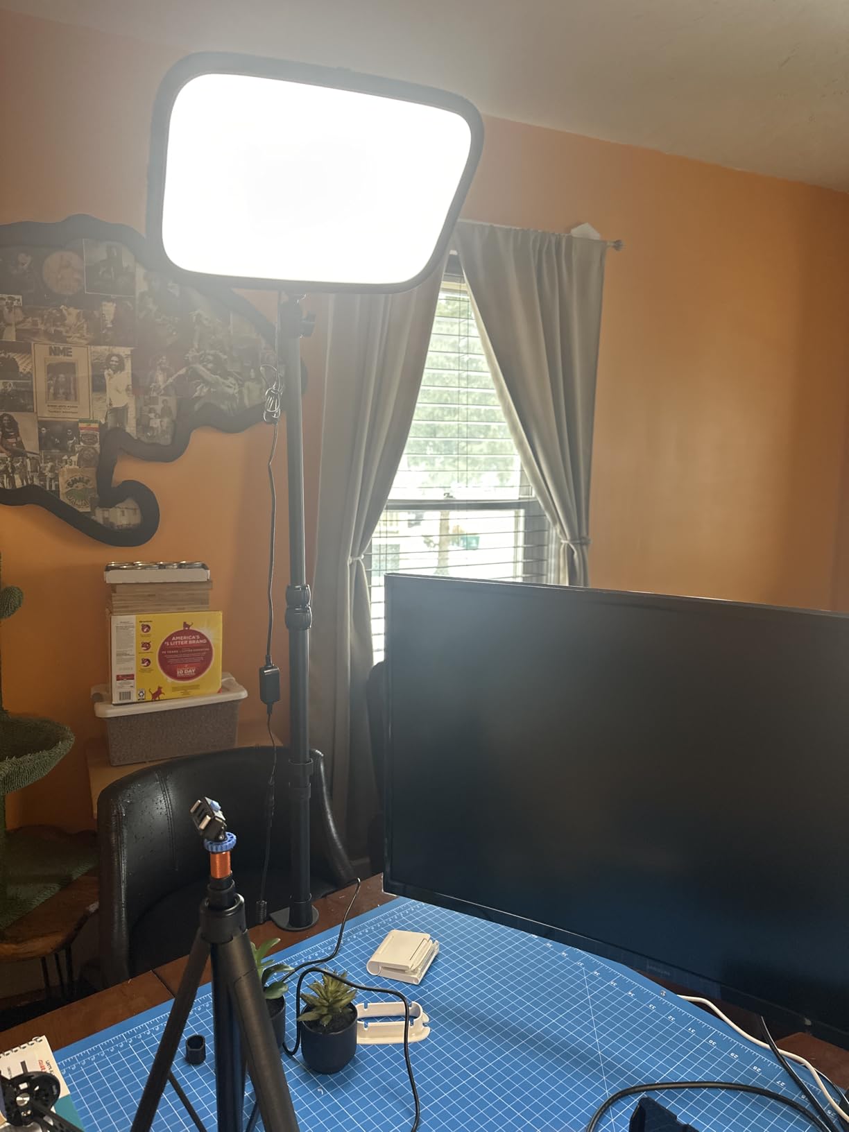 Key Light - Professional 2800 lumens Studio Light with Desk clamp for Streaming, Recording and Video Conferencing, Temperature and Brightness app-Adjustable on Mac, PC, iOS, Android customer photo 2