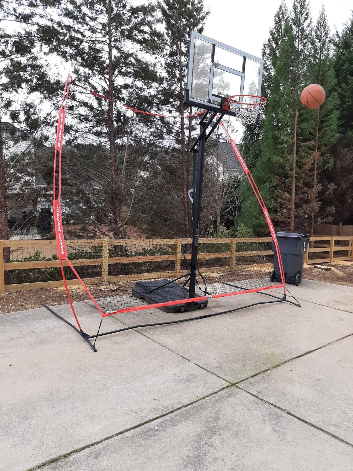 Rukket Basketball Air Defense Return Net Guard and Backstop, Choose 12x13 XL Return Net or 6x10 Adjustable Return Net customer photo 1