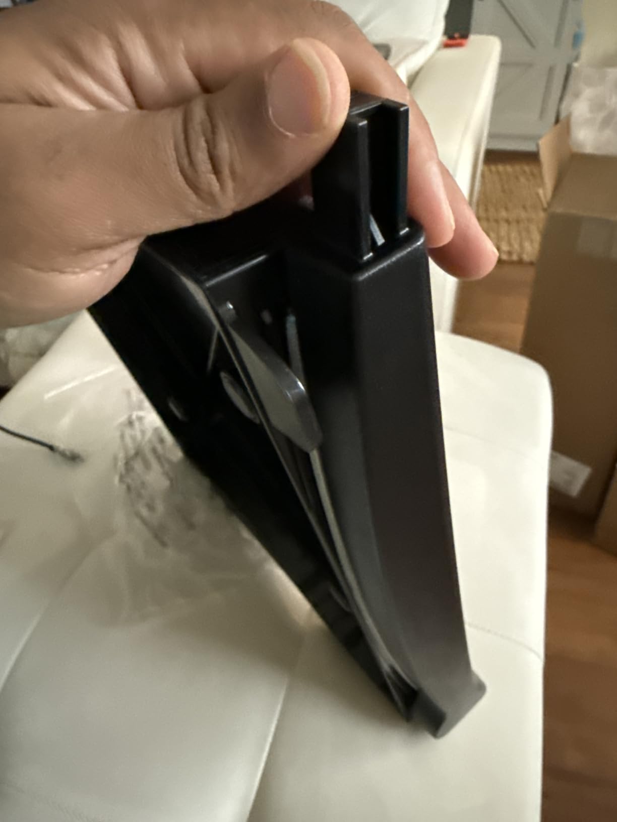 Amazon Basics Paper Trimmer Cutter for Office and Crafts, Heavy-Duty, Portable Guillotine Paper Cutter, 15-Inch, 10-Sheet Cardstock for Photos customer photo 2