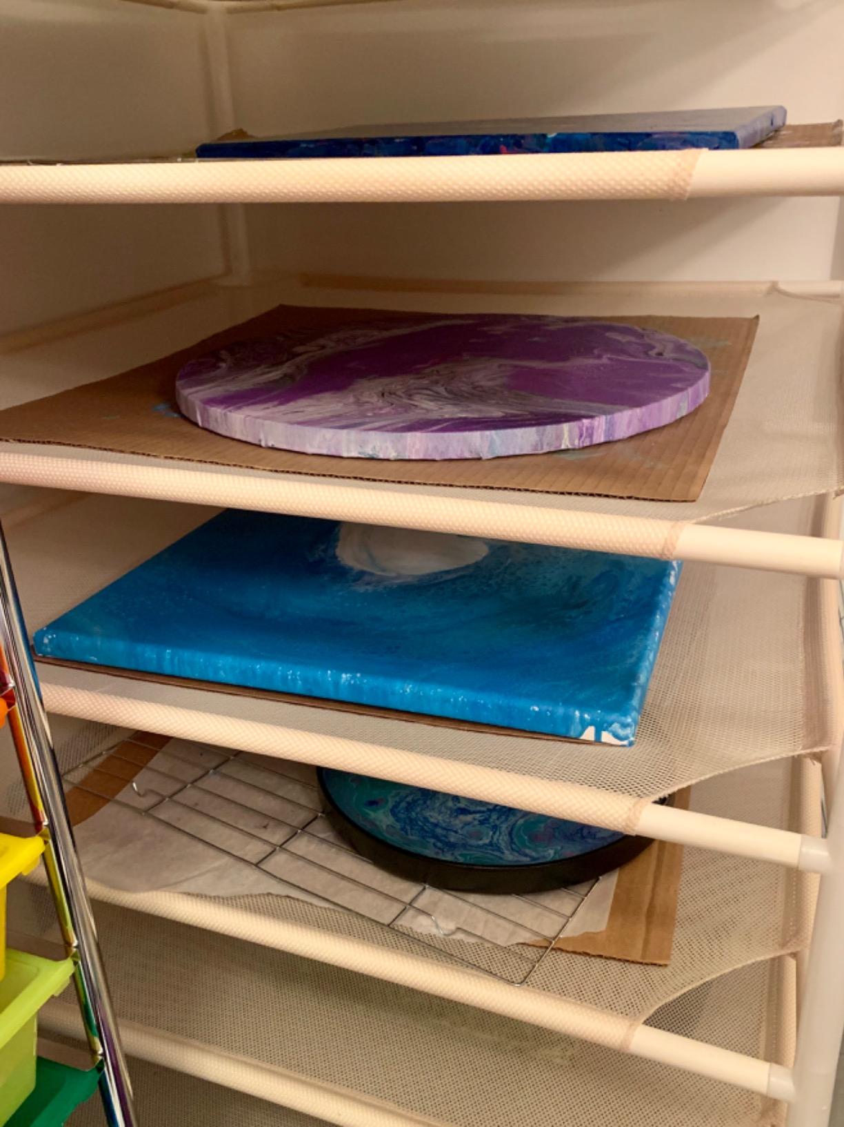 HORTIPOTS Herb Drying Rack 8 Layer Drying Net Dryer Stand Square 28 x 28 Inch to Dry Laundry Clothes or Cure Plants Like Herb Fruit Flowers customer photo 1