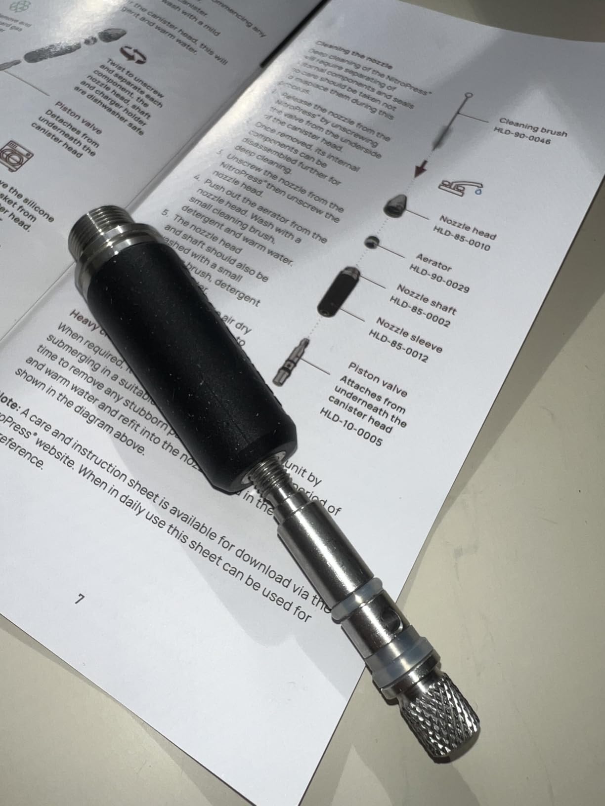 Original NitroPress - Nitro Cold Brew Coffee Maker | Portable Nitrogen Infuser for Smooth Nitro Drinks, Cold Brew, Cocktails & Tea at Home or On the Go | Uses N2 Cartridges | Stainless Steel Design customer photo 1