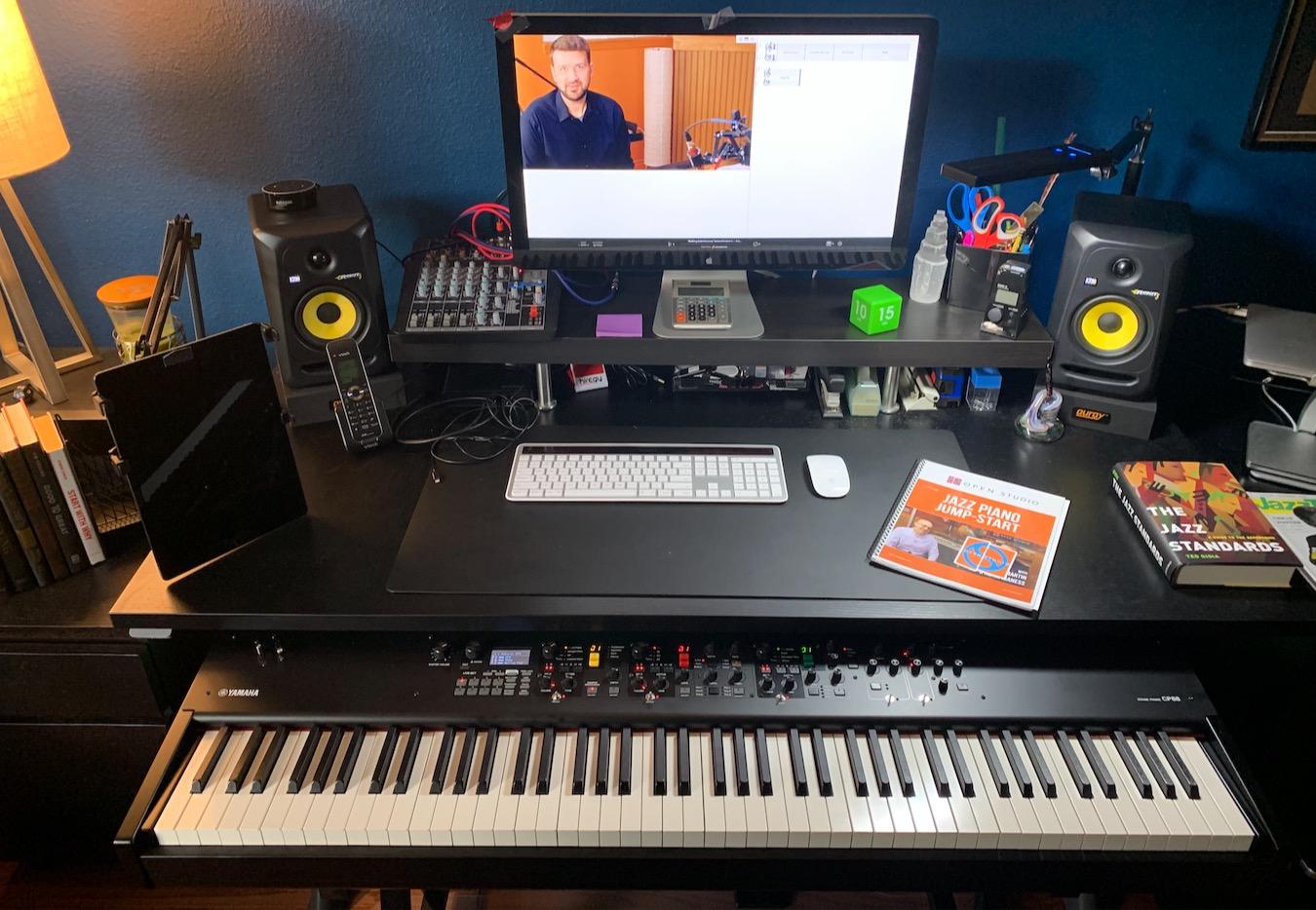 Yamaha CP73 88-Key Weighted Hammer Action Stage Piano with Sustain Pedal customer photo 1