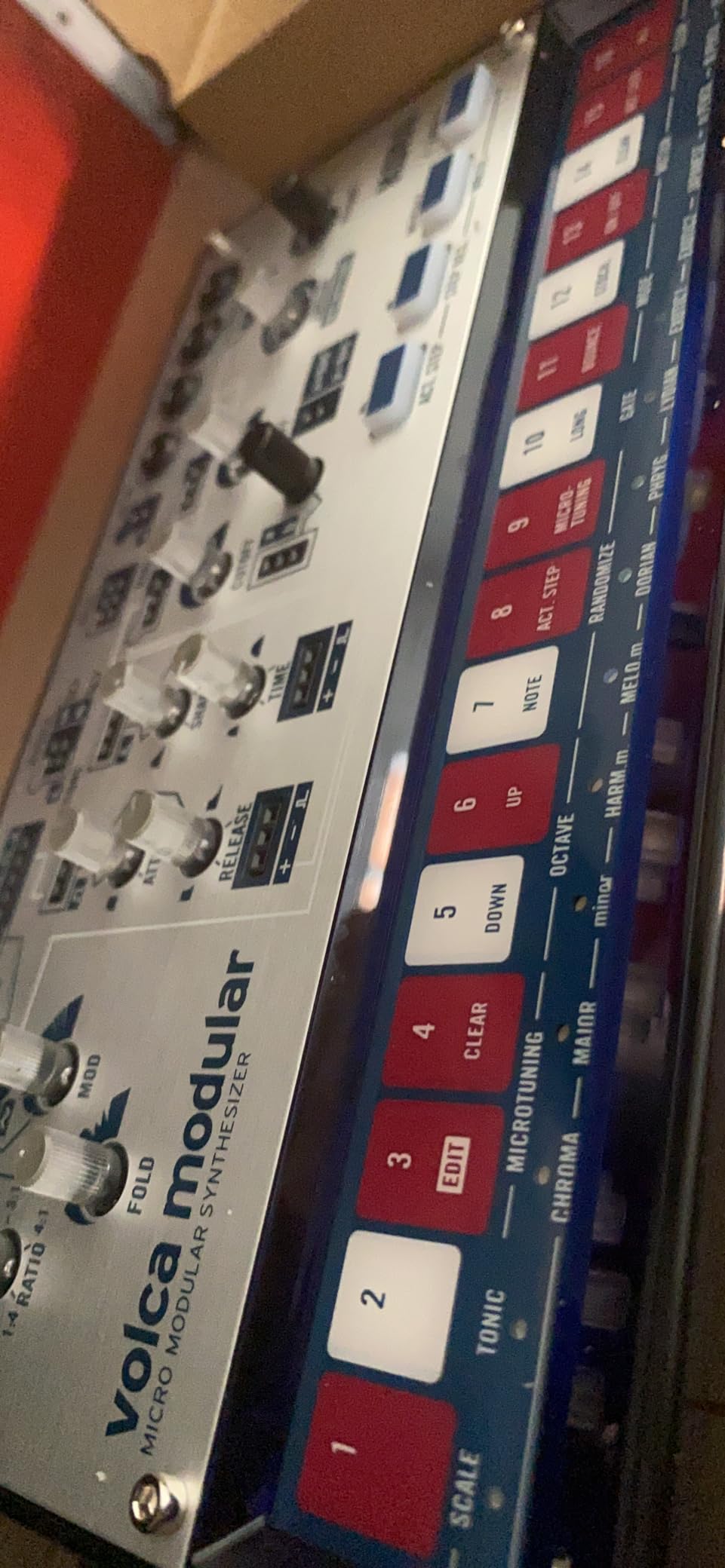 Korg Volca Modular Micro Synthesizer Semi Modular w/ Eight Modules and 16-step Sequencer customer photo 2