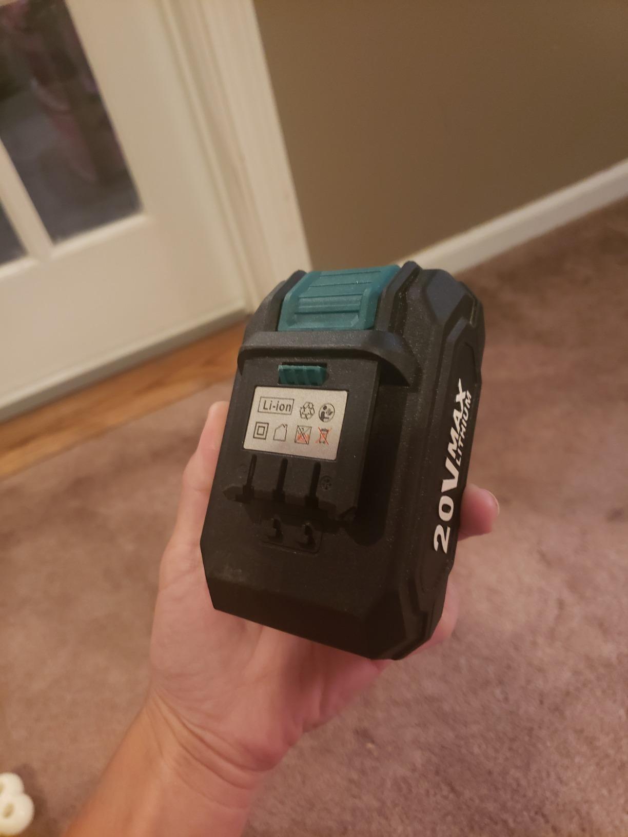 K I M O. Cordless Leaf Blower Vacuum Combo 4 in 1, 3 Nozzles &3 Modes for Inflation & Deflation, Extended Tube & Variable Speed, 20000RPM 150MPH, 2x2000mAh Battery Powered Leaf Blowers for Lawn Care customer photo 2