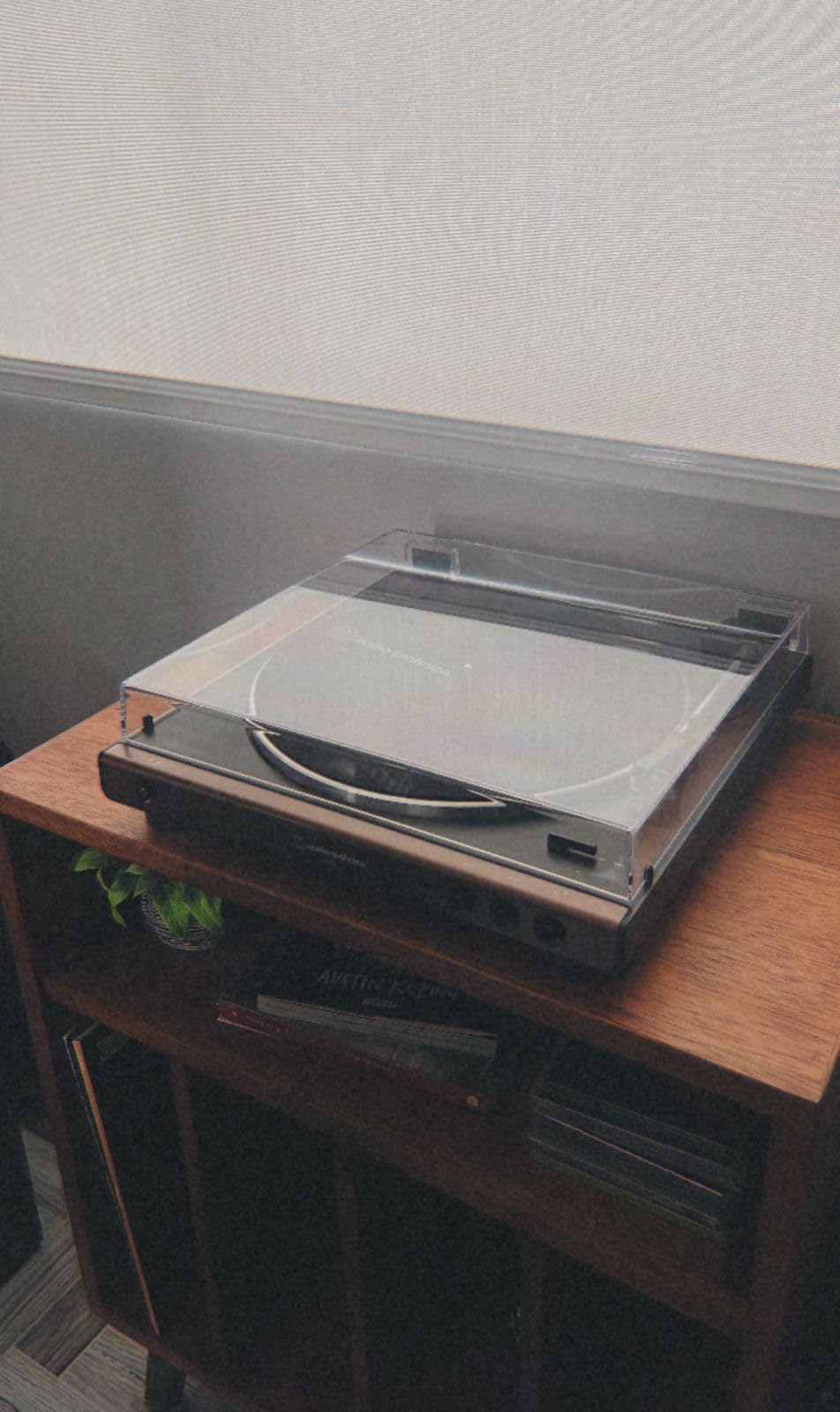 Audio-Technica AT-LP60X-BK Fully Automatic Belt-Drive Stereo Turntable, Black, Hi-Fi, 2 Speed, Dust Cover, Anti-Resonance, Die-Cast Aluminum Platter customer photo 1