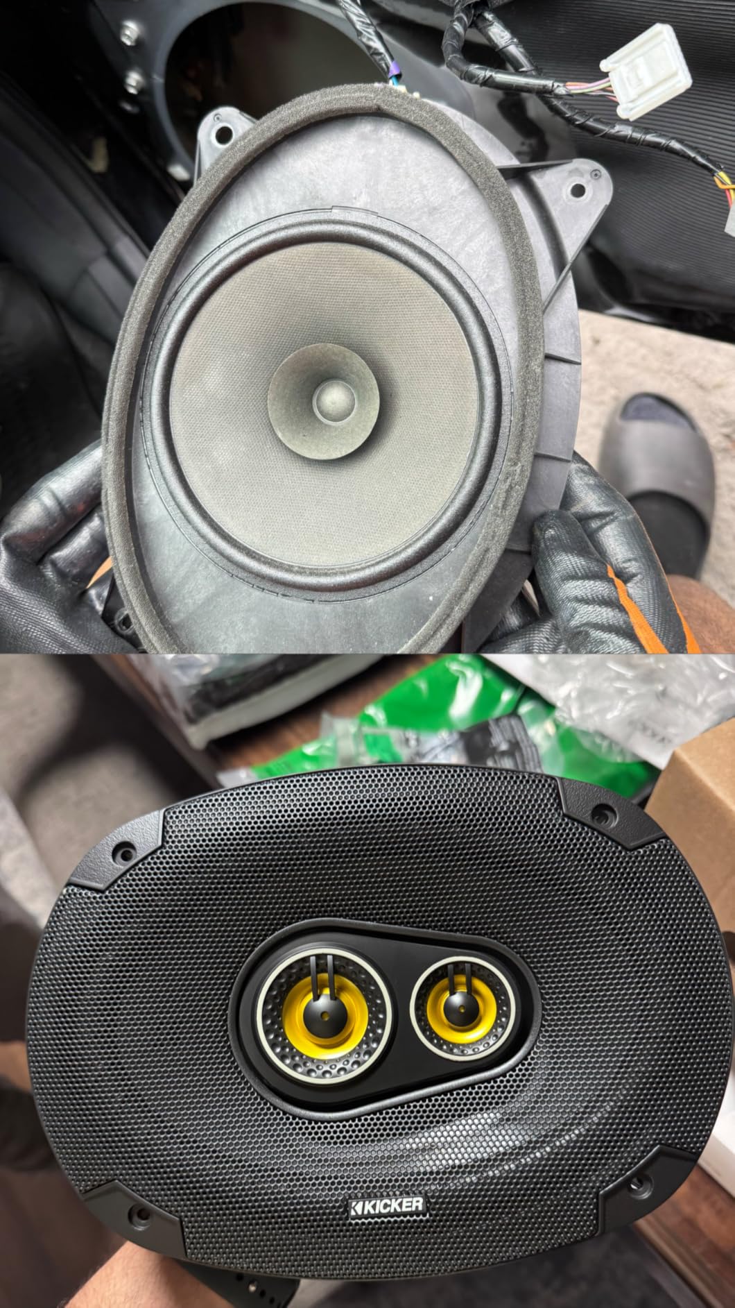 Kicker CS Series 150 Watt 6 x 9 Inch Car Audio Coaxial Speaker Pair, Black customer photo 1