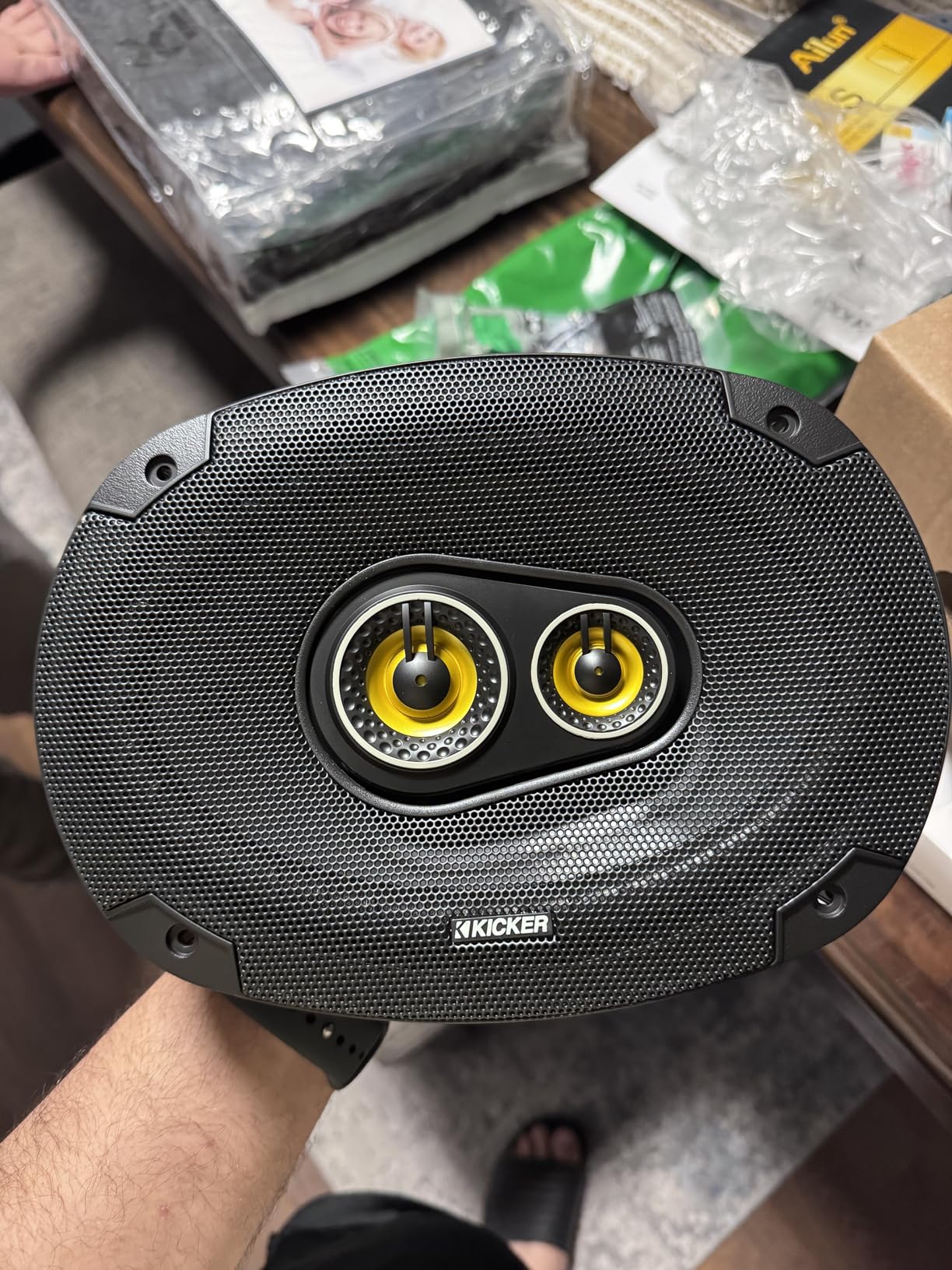 Kicker CS Series 150 Watt 6 x 9 Inch Car Audio Coaxial Speaker Pair, Black customer photo 2