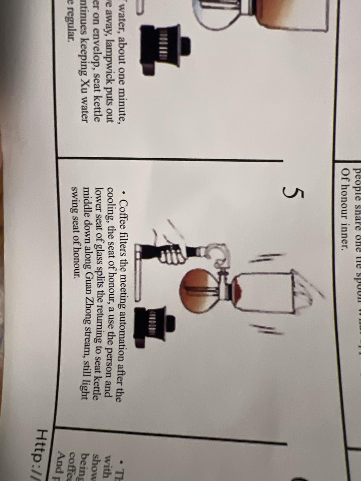 Amarine 5-Cup Tabletop Siphon Coffee Maker, 16 Ounce, Clear with Alcohol Burner (TCA-5) customer photo 2