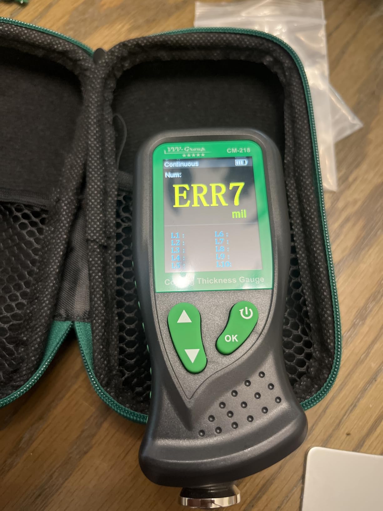 Digital Coating Thickness Gauge CM-218 Best Mil/Micron Paint Depth Meter for Car and Industrial (Resolution 0.01mils) customer photo 1