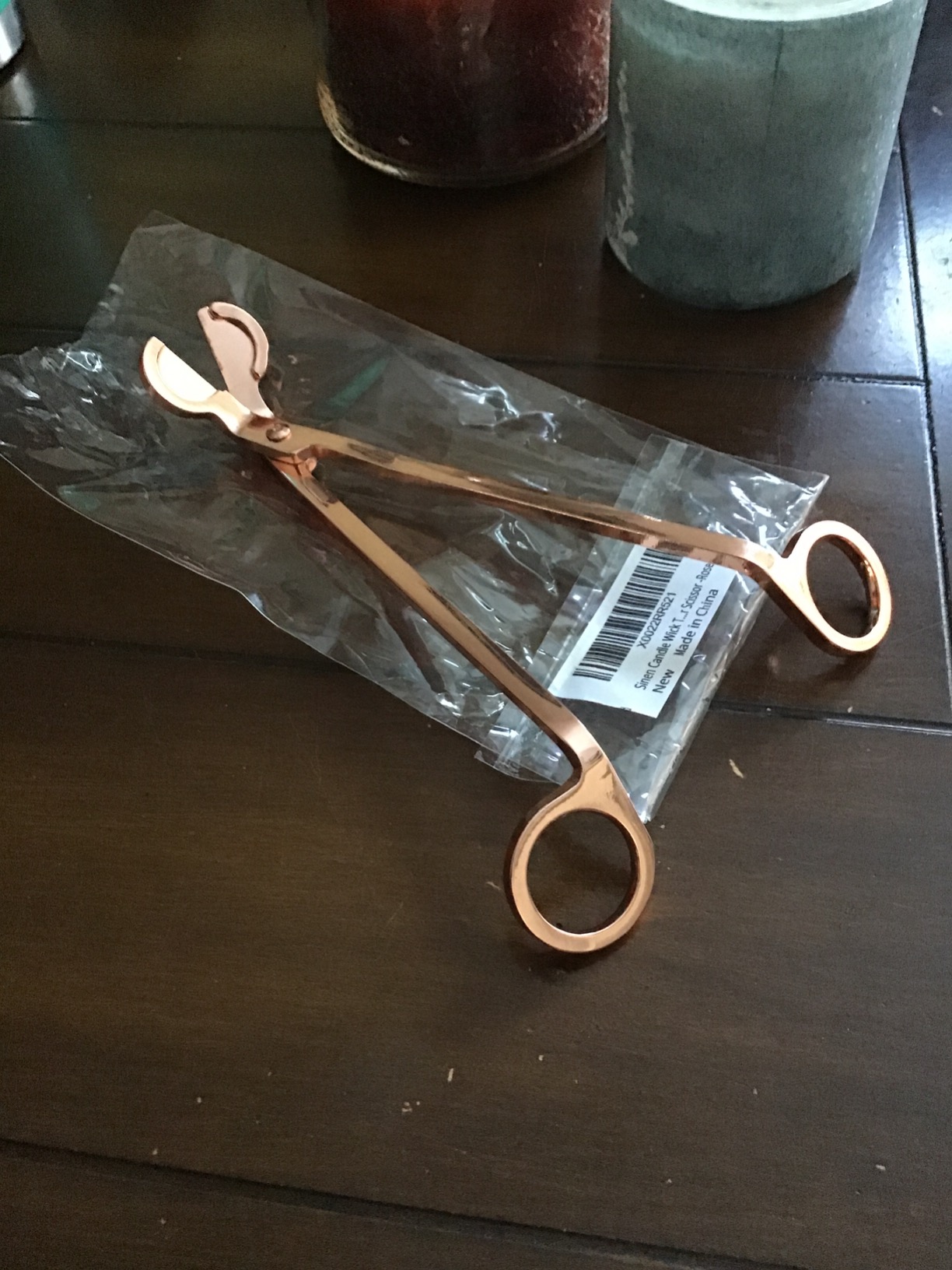 Candle Wick Trimmer,Wick Clipper Cutter Scissor -Rose Gold customer photo 2