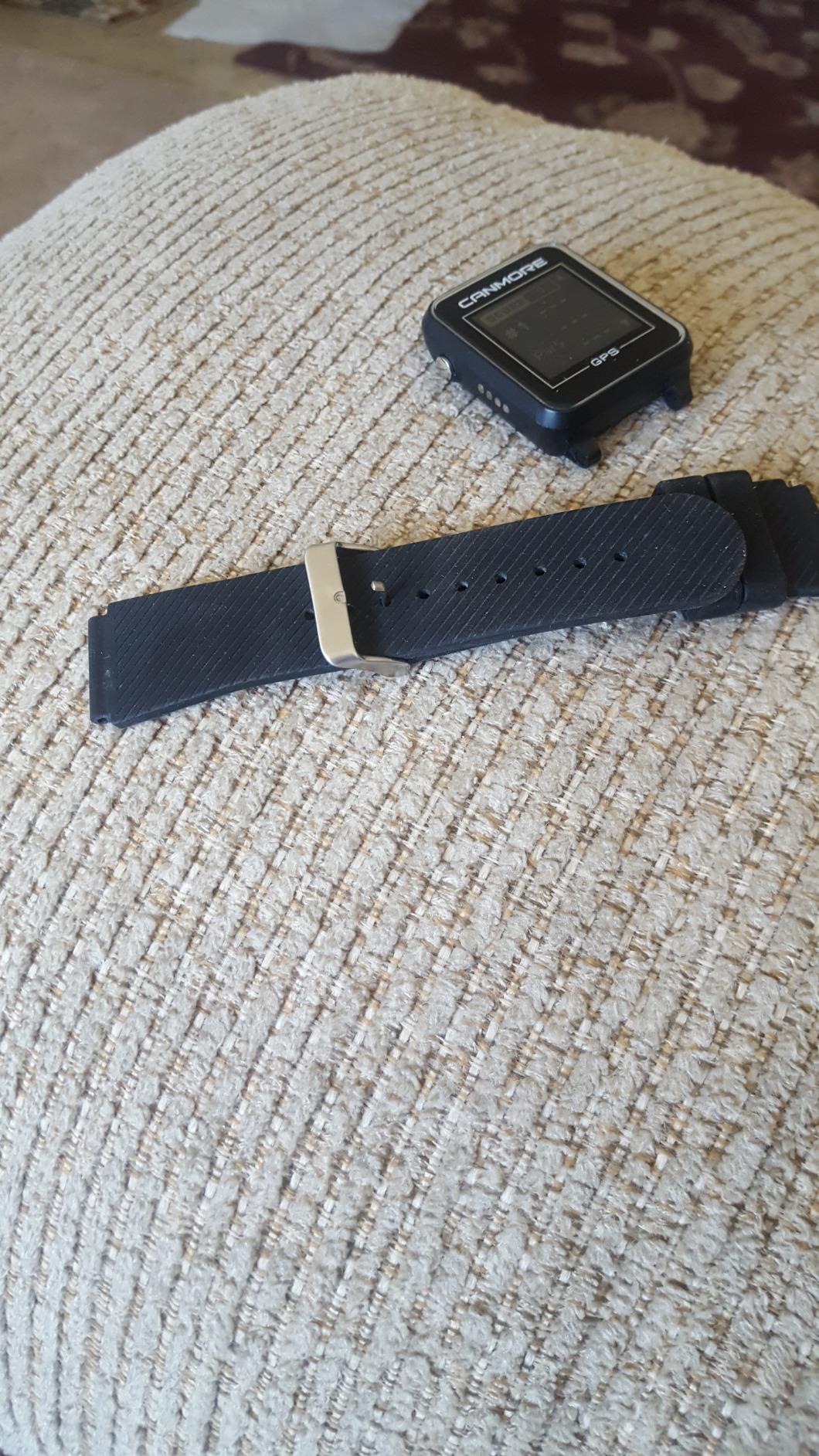 CANMORE TW353 Golf GPS Watch for Men and Women, High Contrast LCD Display, Free Update Over 41,000 Preloaded Courses Worldwide, Lightweight Essential Golf Accessory for Golfers, Turquoise/Gray customer photo 1